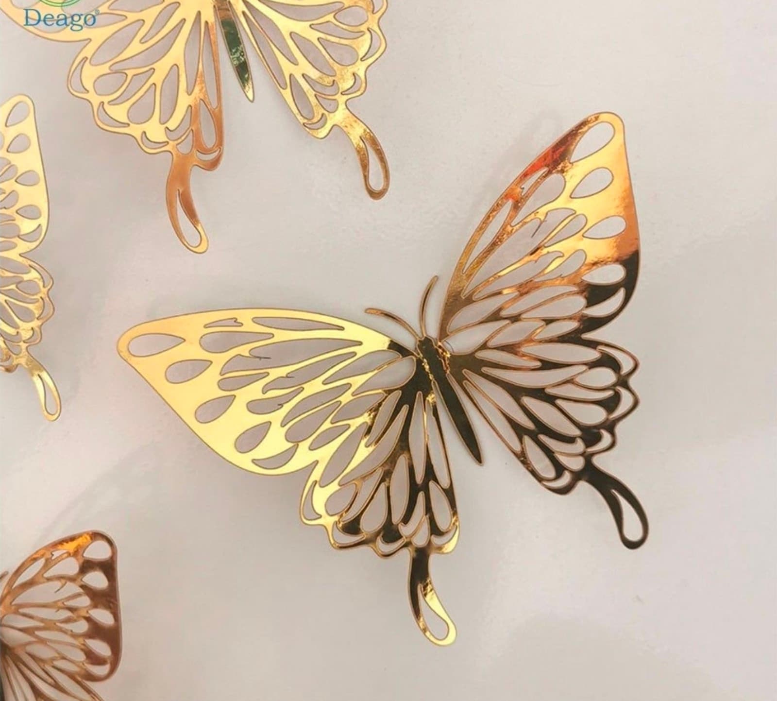 Butterfly Wall Stickers Art Decals DIY Removable Sticker 12 pack - Thumbnail 4