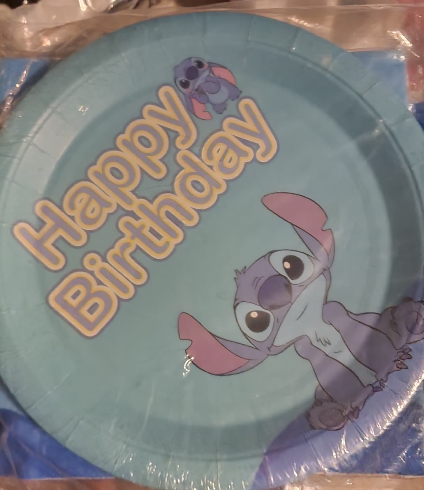 Stitch Birthday Plates & Napkins - Image 1