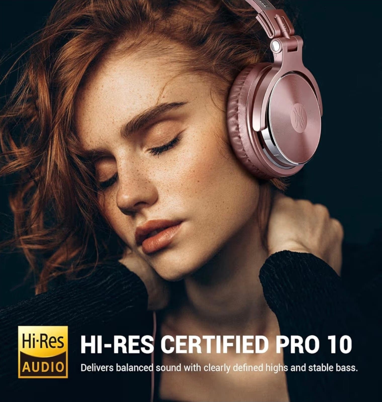 OneOdio Wired Over Ear Headphones Studio Monitor & Mixing DJ Stereo Headsets - Thumbnail 4