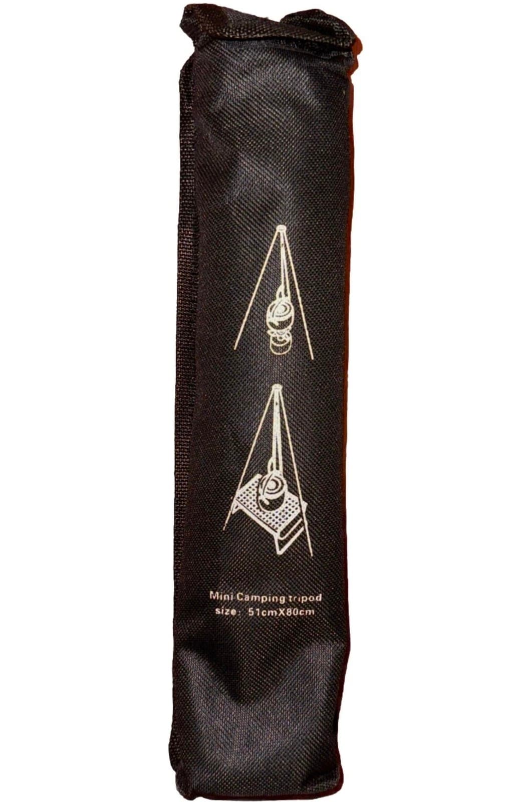 Camping Tripod Aluminum Alloy Stable Multifunctional Black A Shaped Tent Support - Image 1