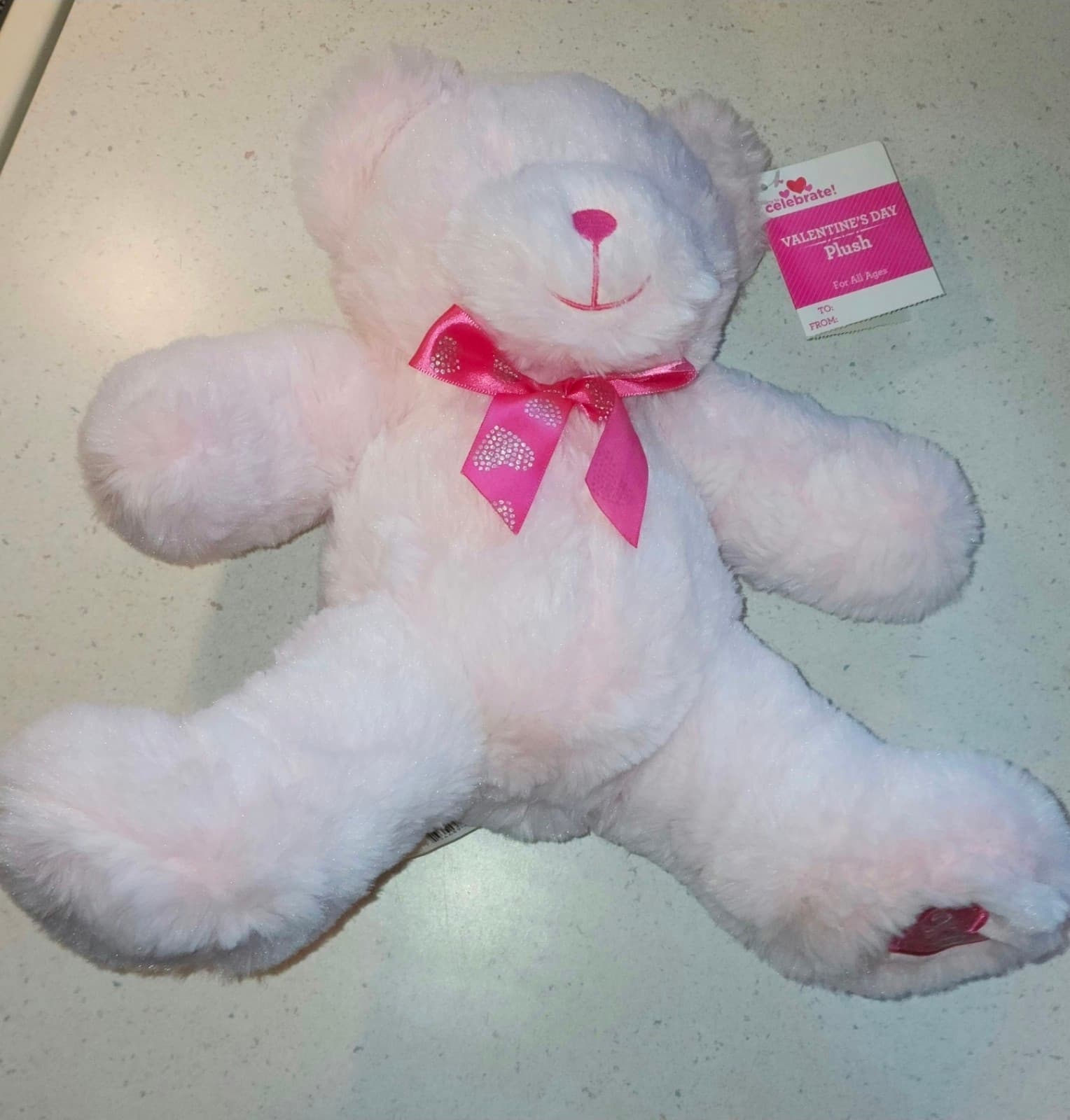 Valentine's Day Plush Bear - Image 1