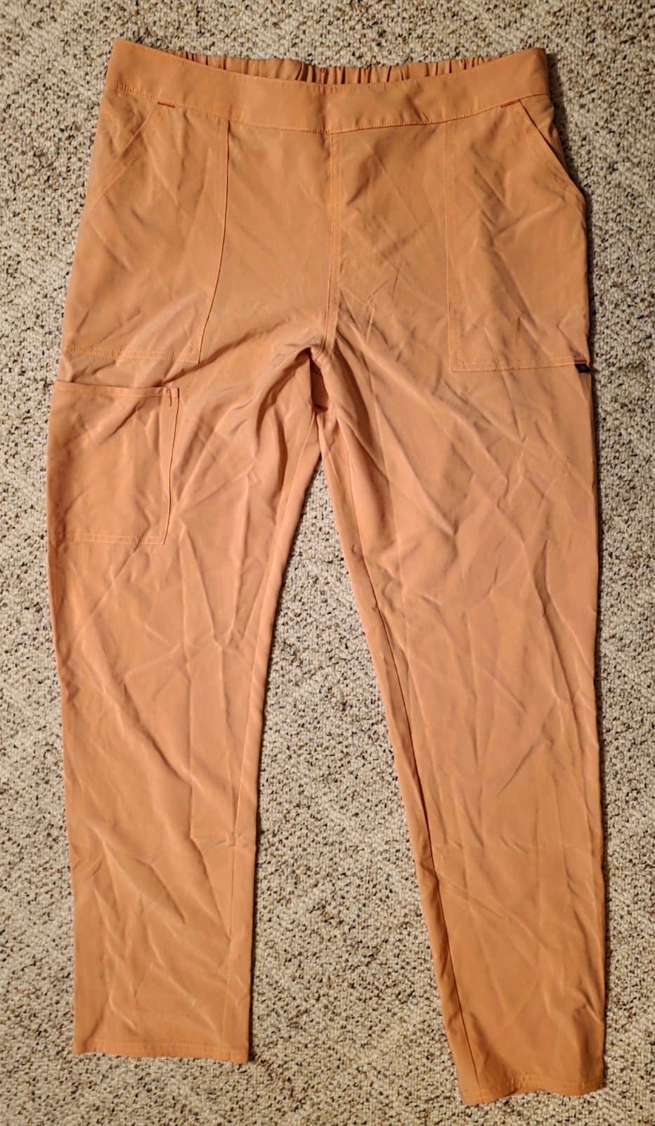 Women's Peach Scrub Star Scrubs sz L - Image 1