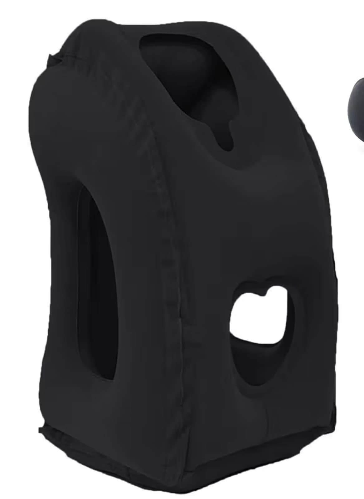 Relaax Airplane Travel Pillow Black for Ben King - Image 1
