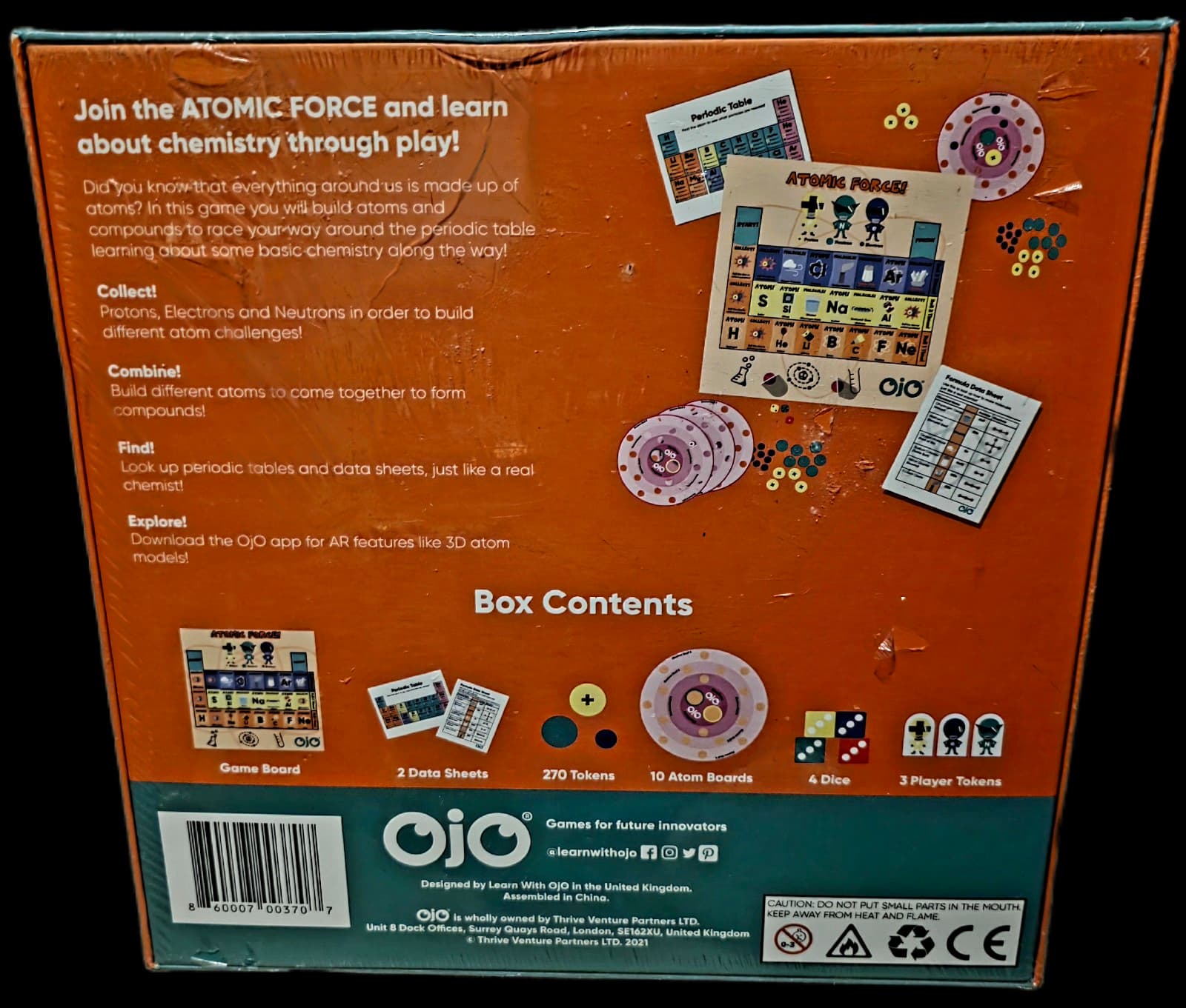 Atomic Force Science Board Game for Kids - Thumbnail 2