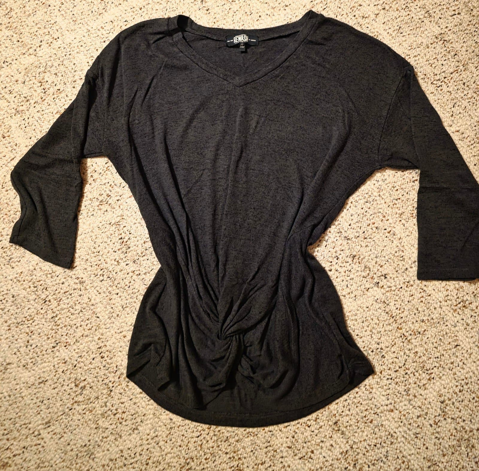 Women's Shirt sz XL 3/4 Sleeve by Rewash - Thumbnail 2