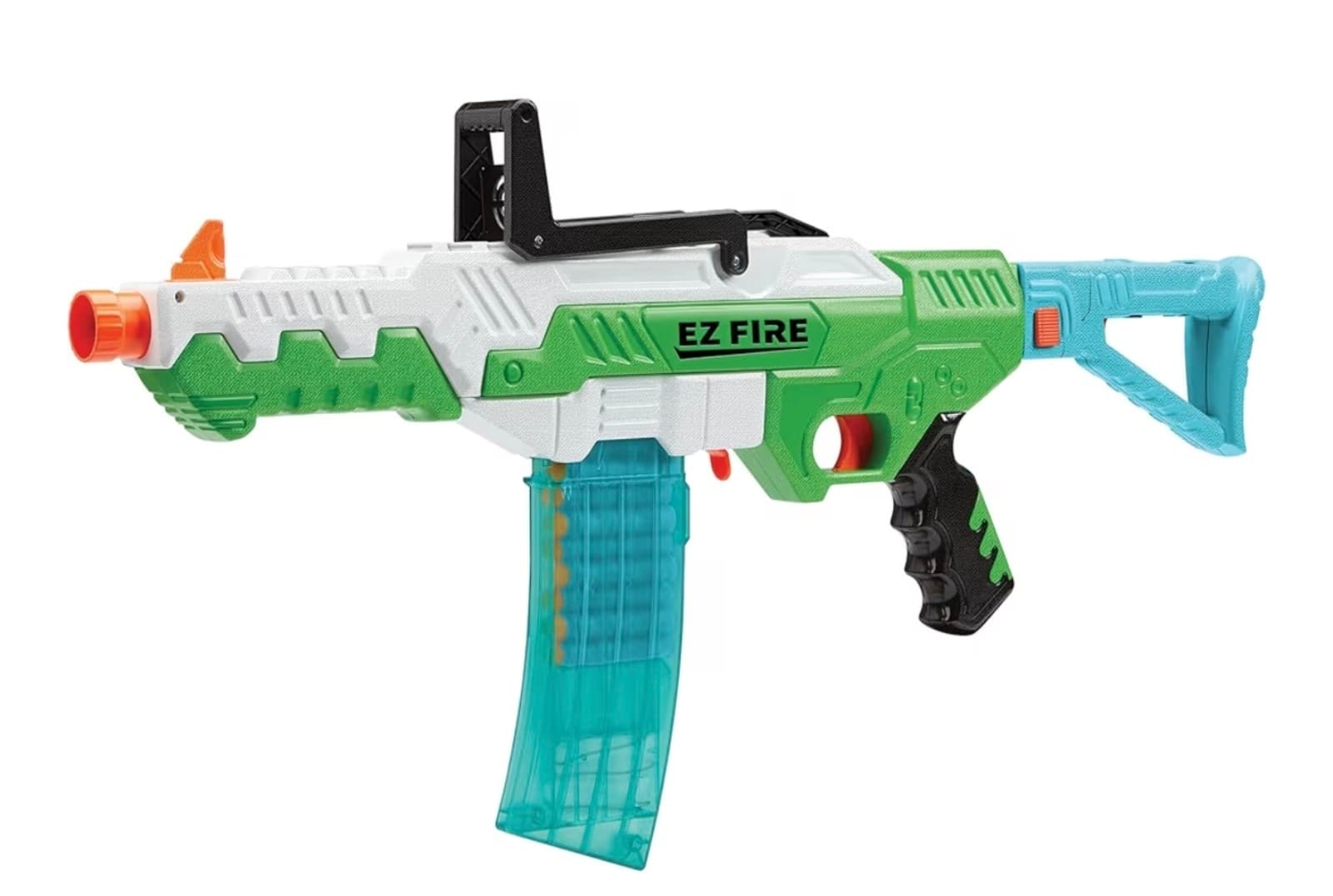 Air Warriors: EZ Fire Blaster - Rifle Dart Blaster, 20 Accu-Blast Darts & Banana - Thumbnail 2