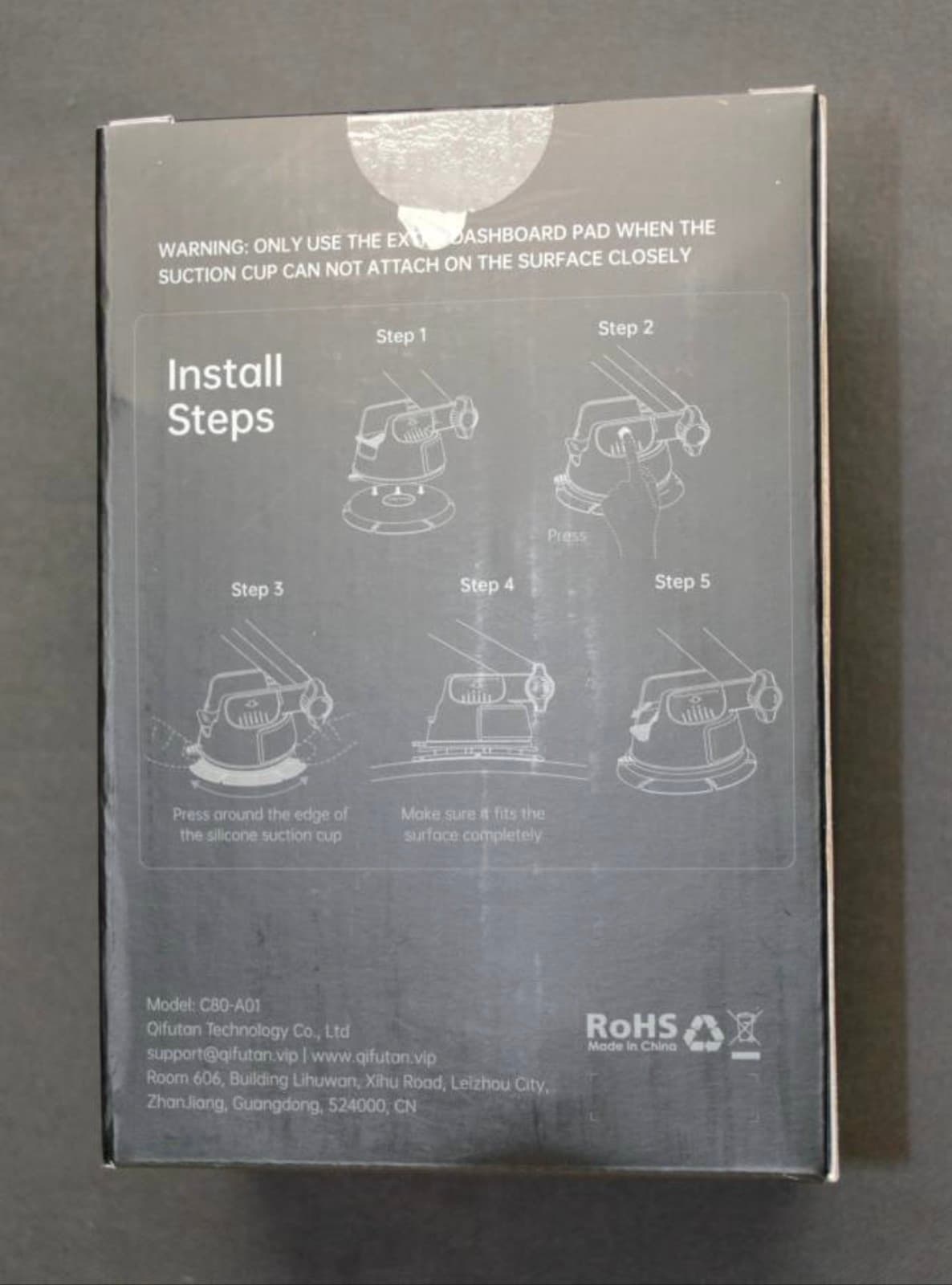 3-in 1 versatile Car Phone Mount: air vent clip, windshield or dashboard mount - Thumbnail 2