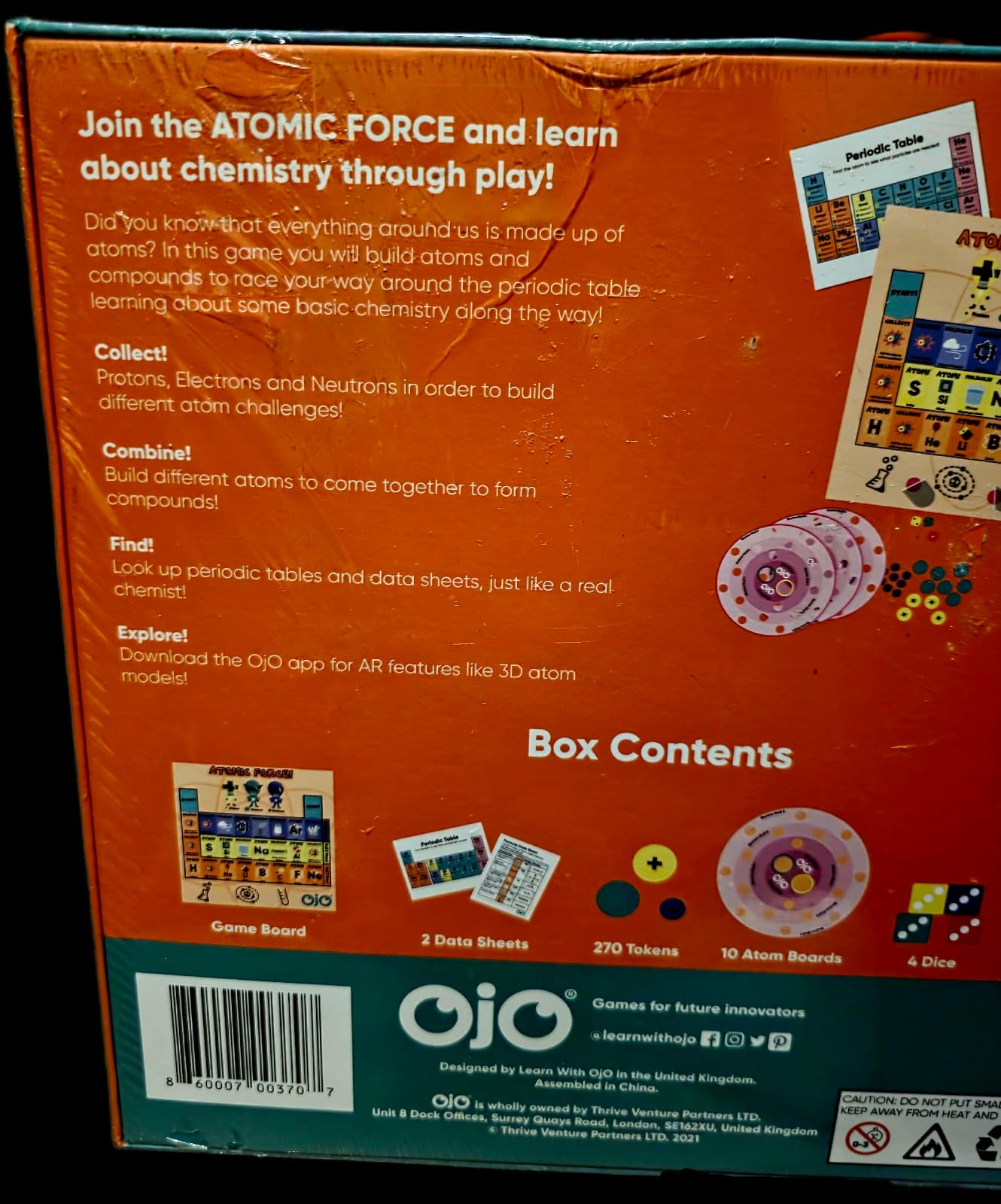 Atomic Force Science Board Game for Kids - Thumbnail 3
