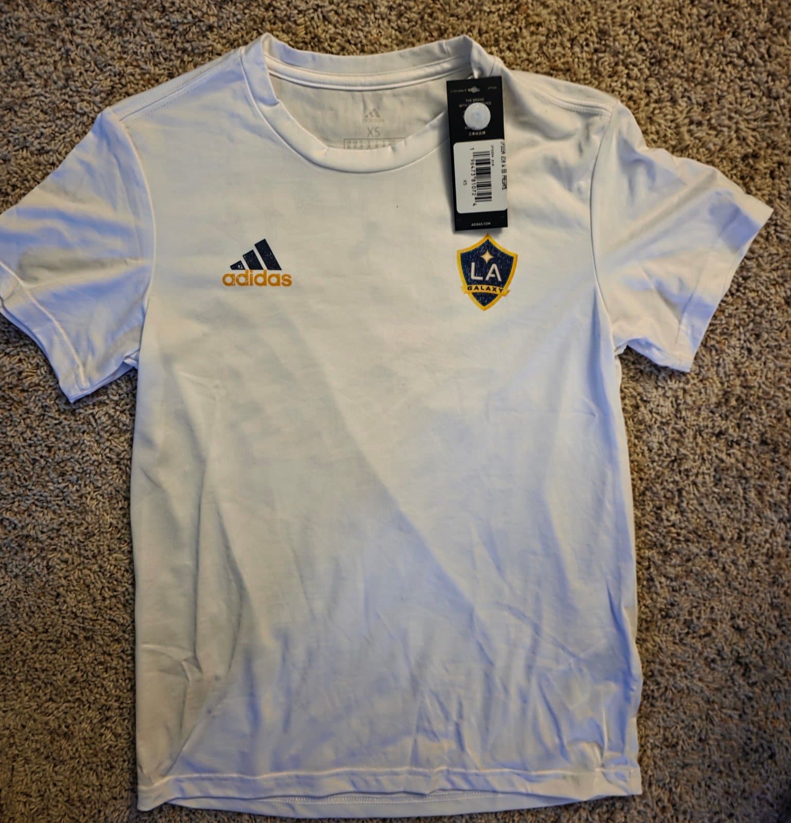 Men's Adidas Soccer Shirt sz XS La Galaxy - Image 1