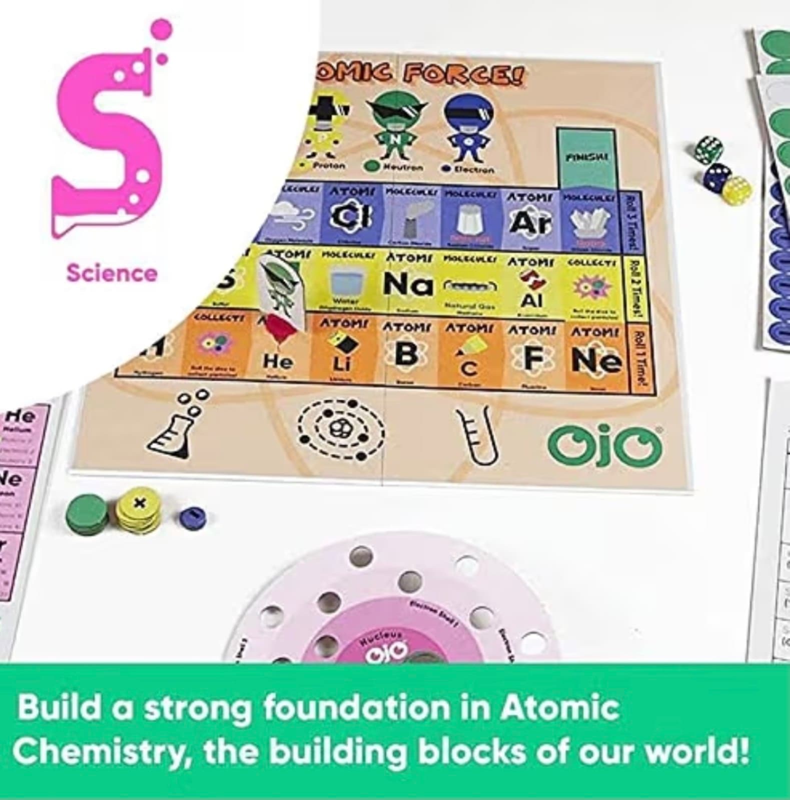 Atomic Force Science Board Game for Kids - Thumbnail 6