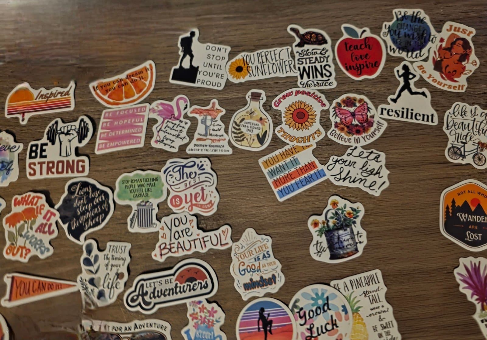 Inspirational / Funny Sticker Assortment 50ct - Thumbnail 2