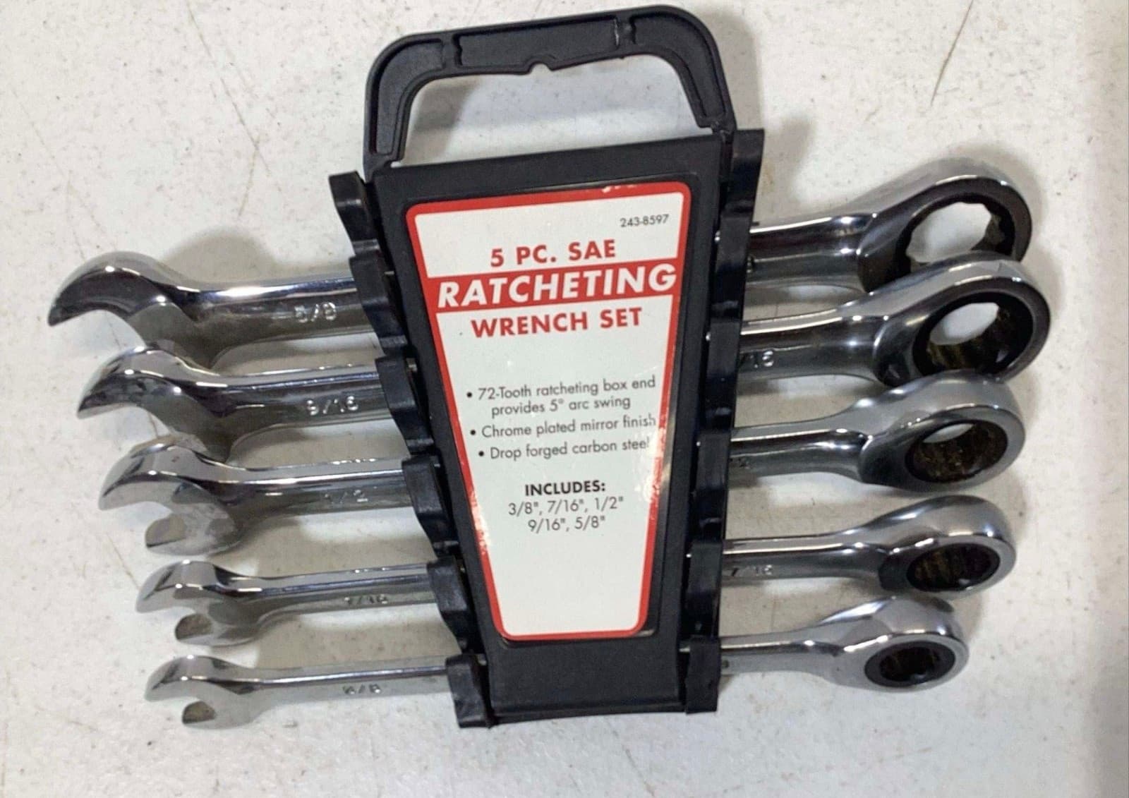 SAE Racheting Wrenches 5pc - Image 1