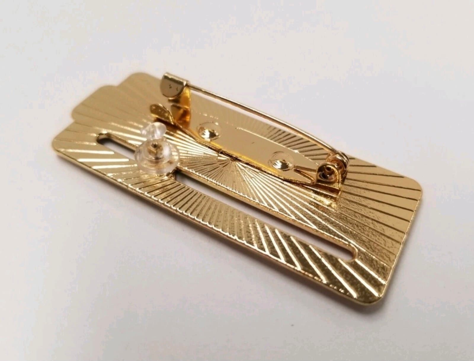 "My Social Battery" Rainbow Enamel Moveable Mood Indicator Brooch Pin - Thumbnail 3