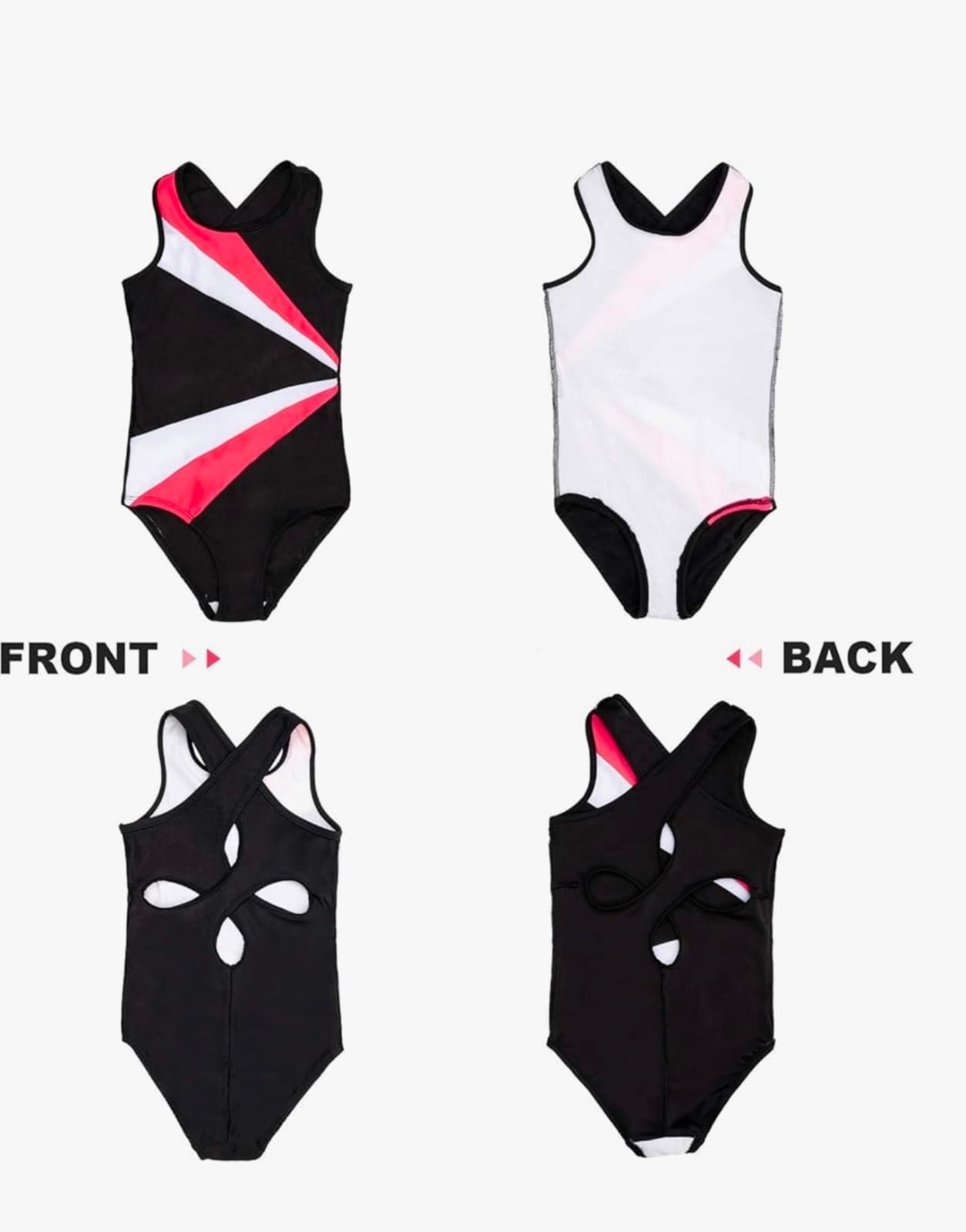 Gymnastics Leotards for Girls - Dance Ballet sz M/L - Thumbnail 4