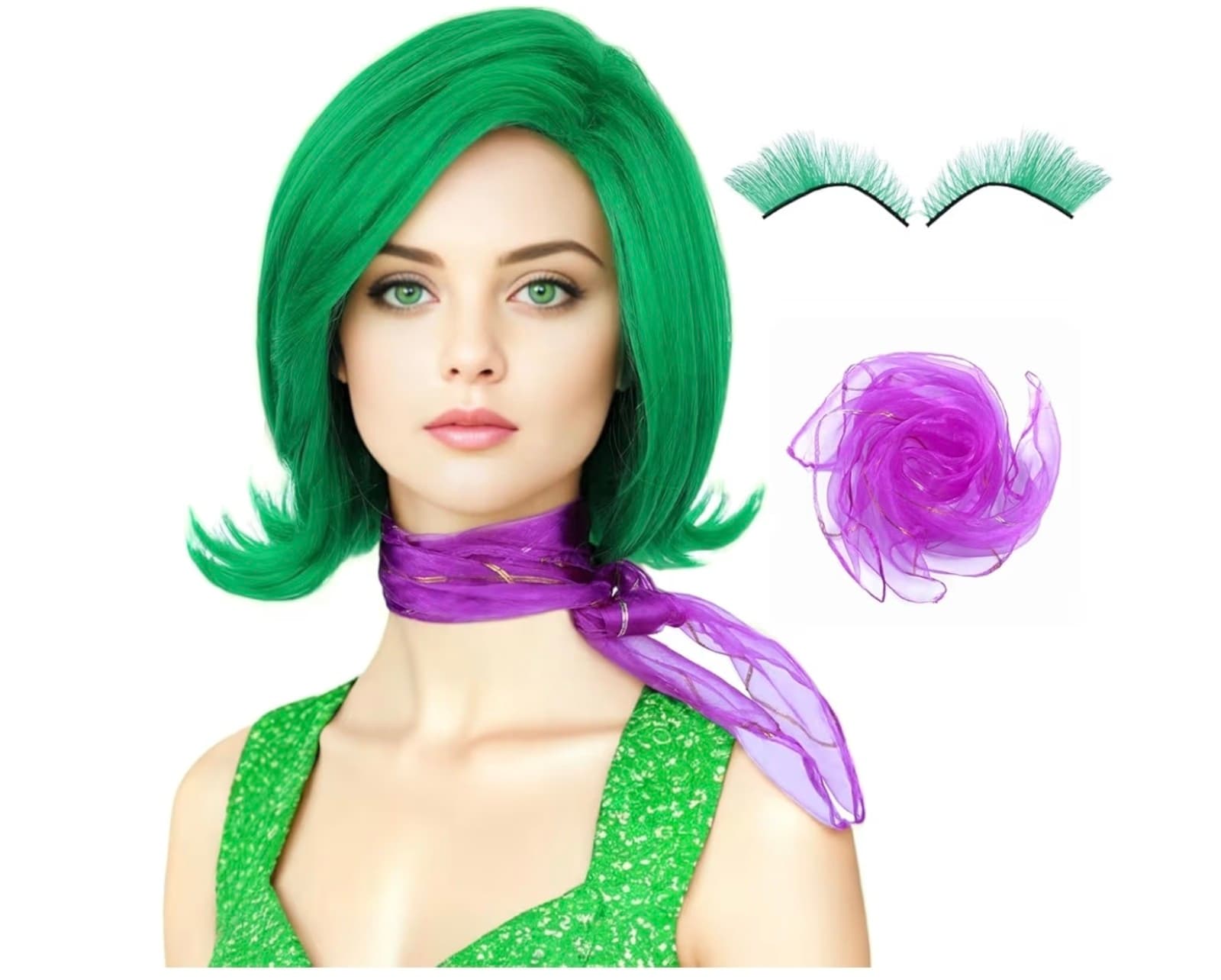 Inside Out Costume "Jealousy Costume" Adult - Image 1