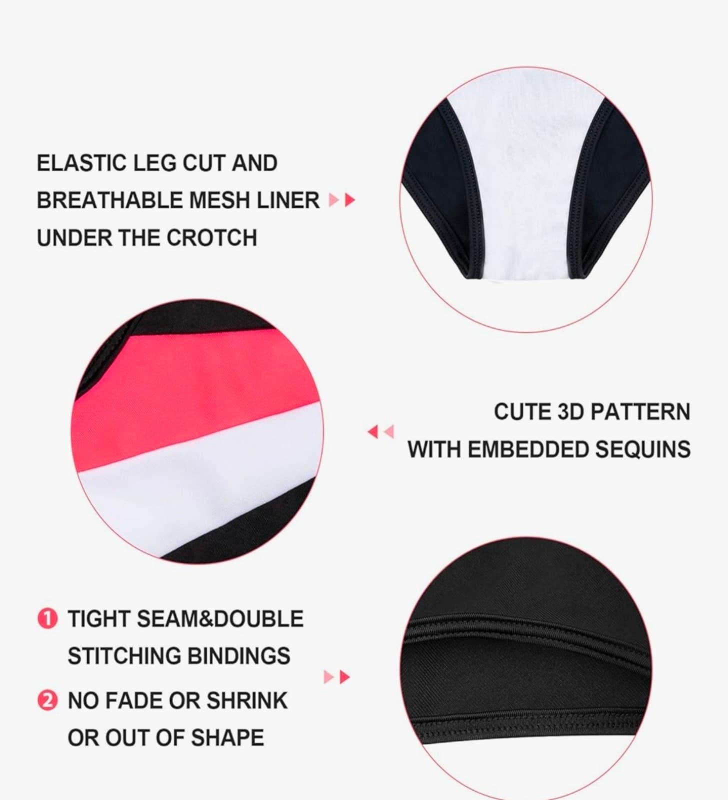 Gymnastics Leotards for Girls - Dance Ballet sz M/L - Thumbnail 2