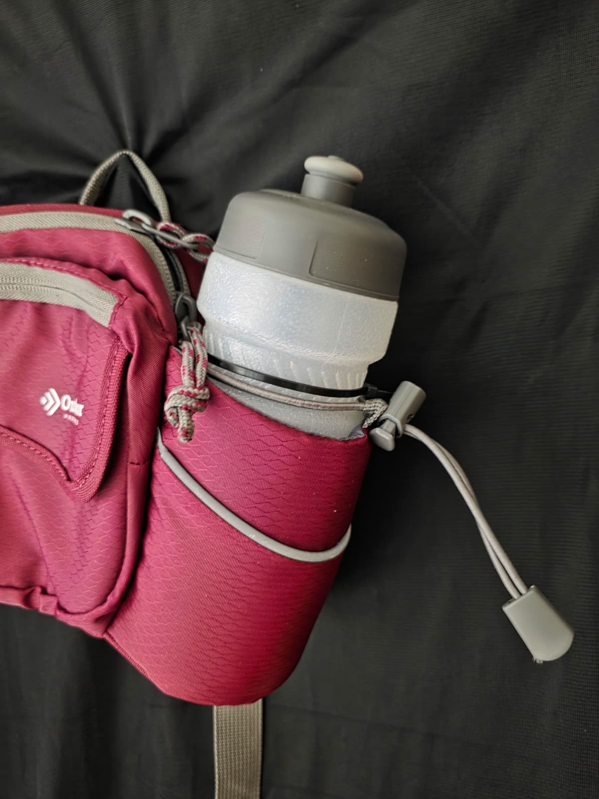 Outdoor Products Walking Bag Fanny Waist Pack Maroon w/ Strap - Thumbnail 8