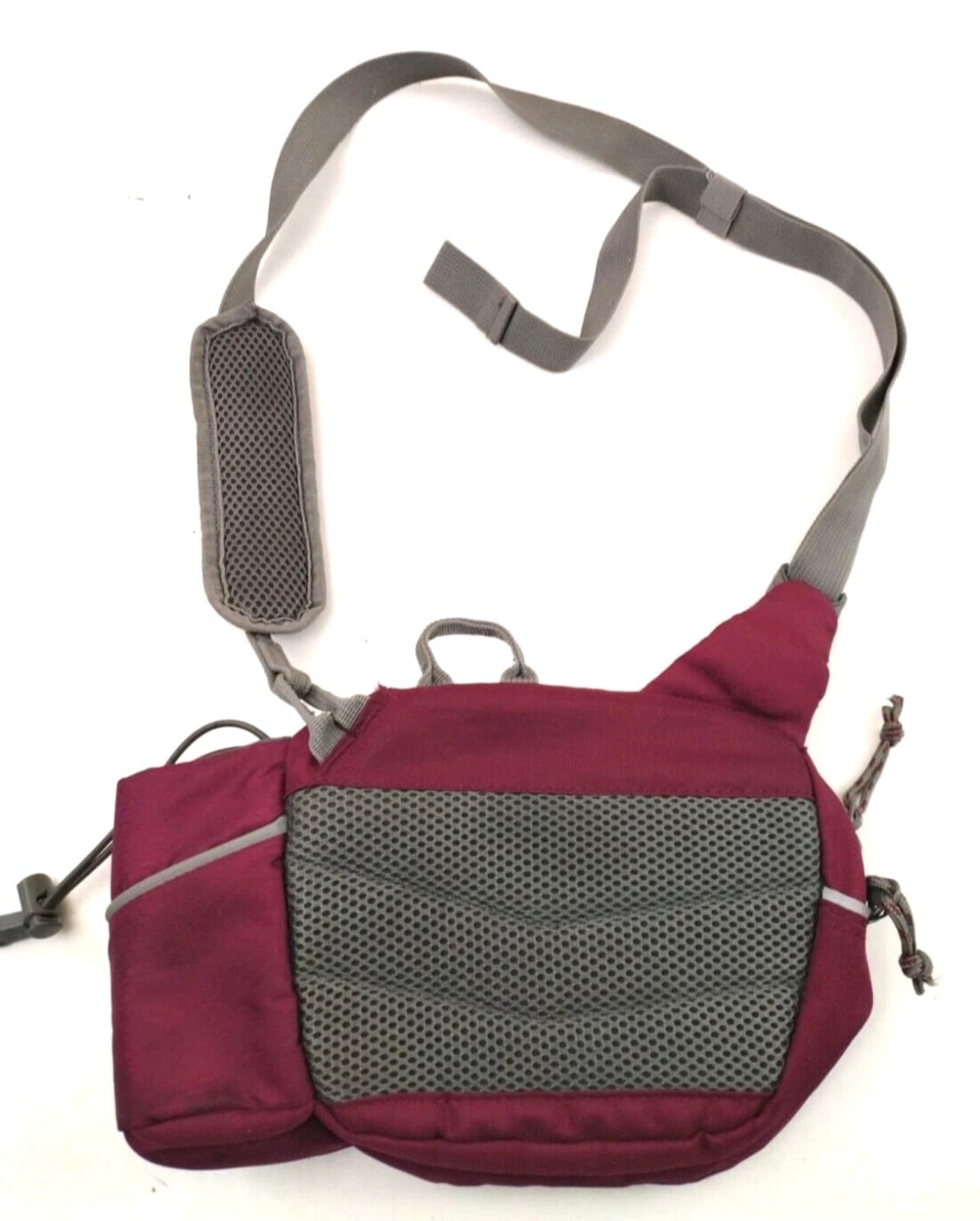 Outdoor Products Walking Bag Fanny Waist Pack Maroon w/ Strap - Thumbnail 7