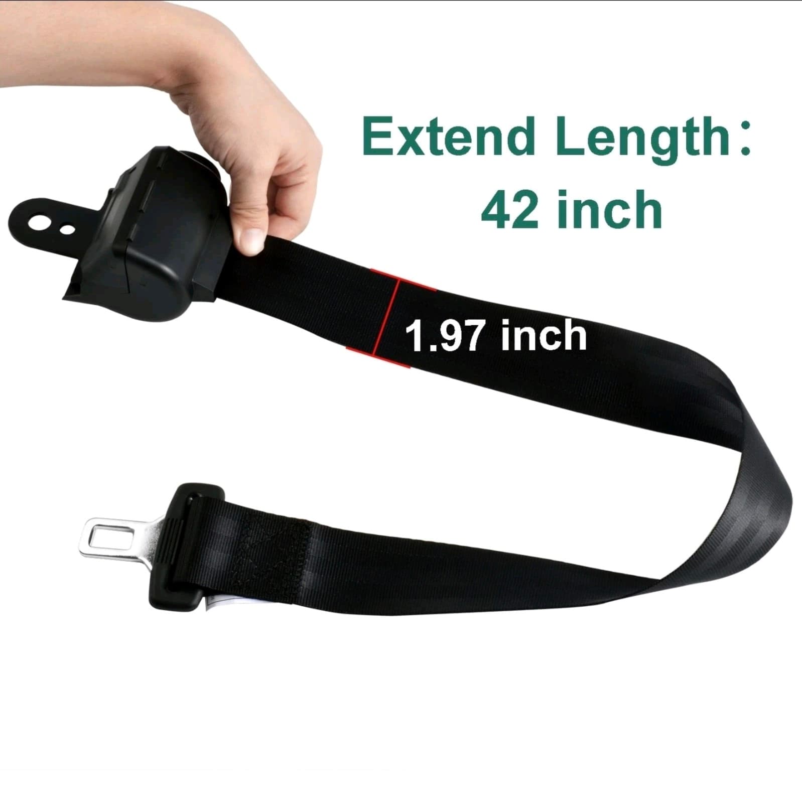 Retractable Golf Cart Seat Belt Kit - Thumbnail 3