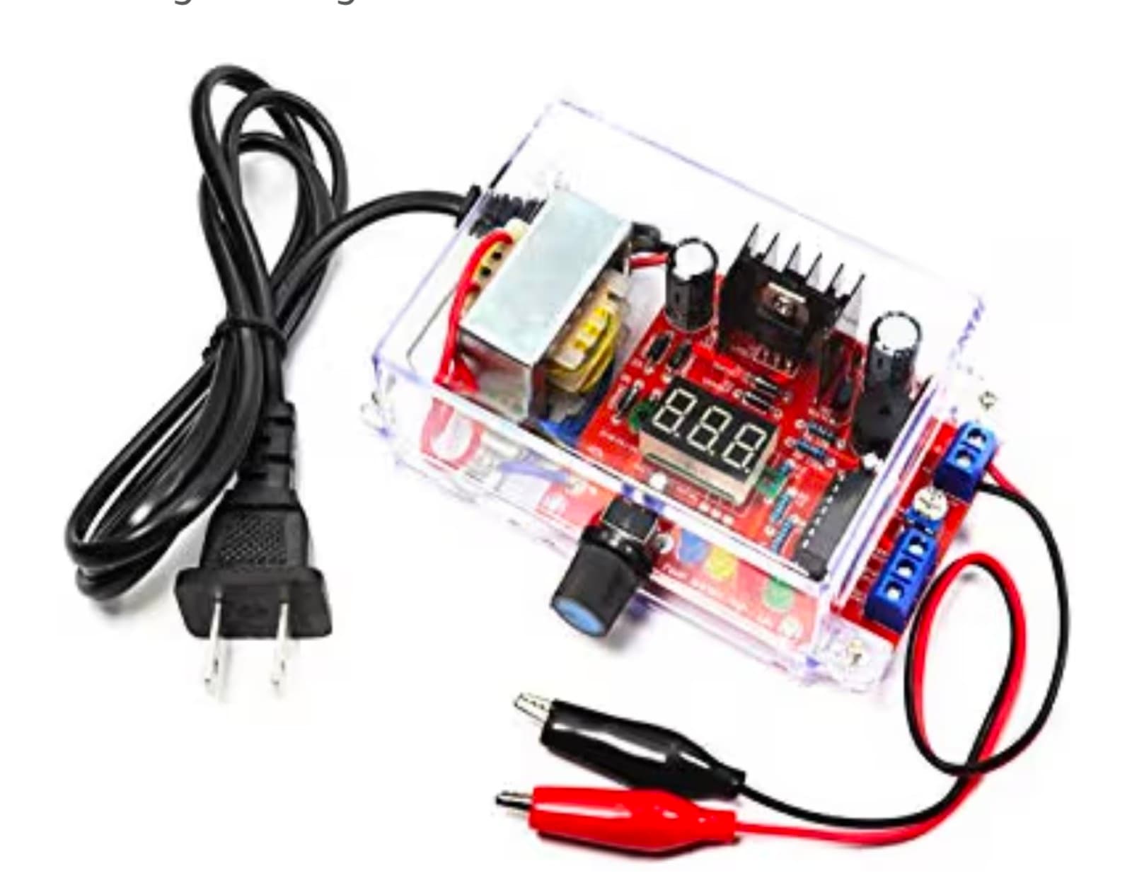 Power Supply Voltage Regulator kit DIY Electronic kit Set 110V to DC1.25-12V Vol - Thumbnail 4