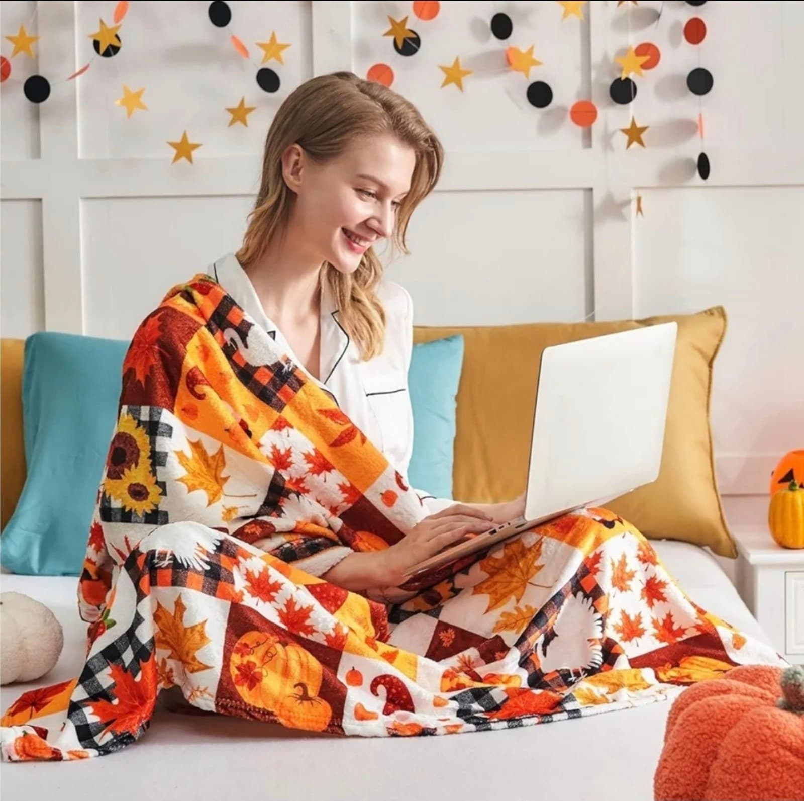 Thanksgiving Soft Fleece Blanket Winter Baby Blanket - Image 1