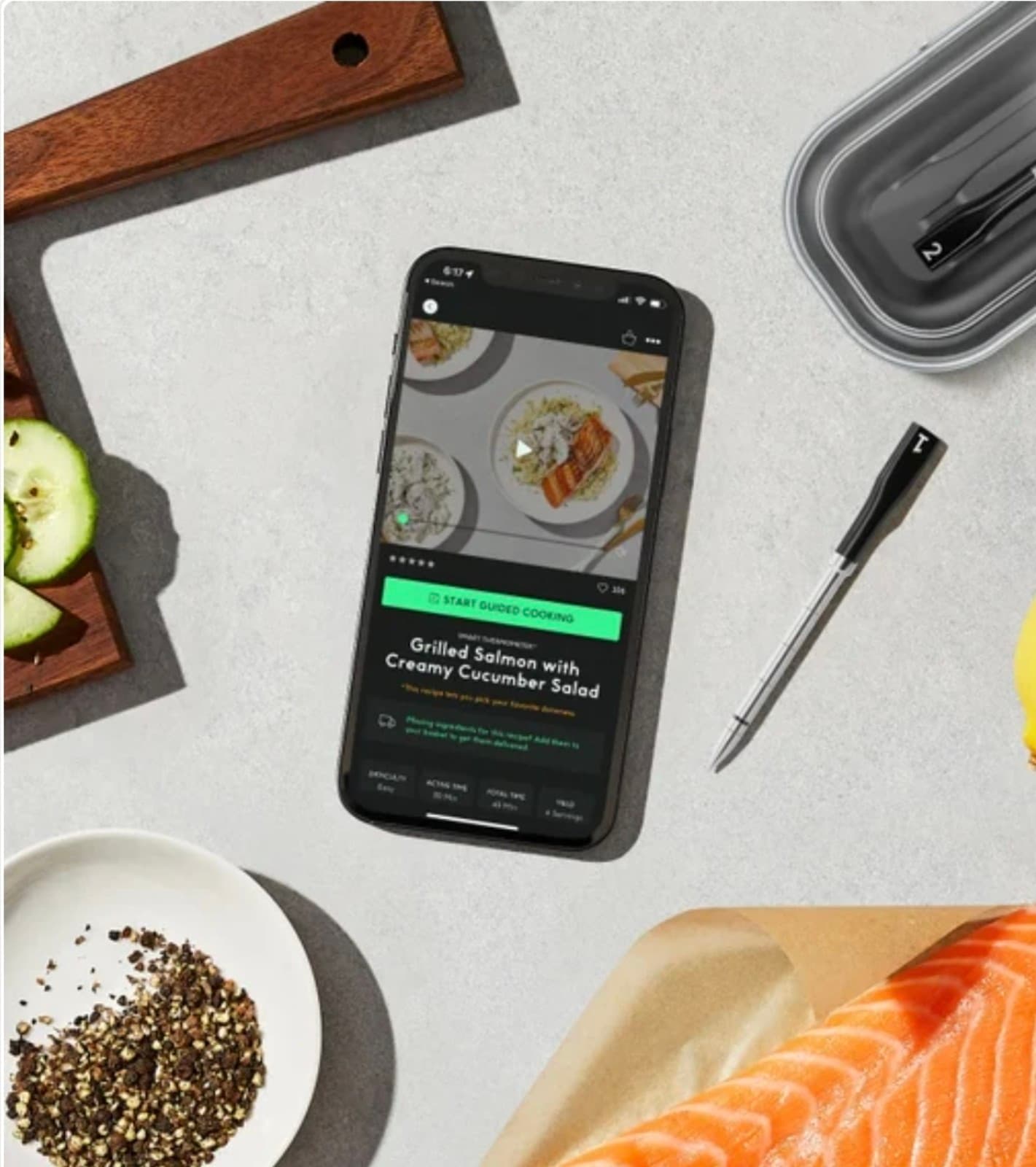 CHEF iQ Sense Smart Wireless Meat Thermometer with 2 Ultra-Thin Probes, Unlimite - Thumbnail 5