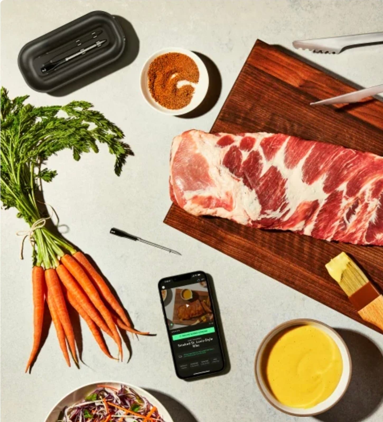 CHEF iQ Sense Smart Wireless Meat Thermometer with 2 Ultra-Thin Probes, Unlimite - Thumbnail 4