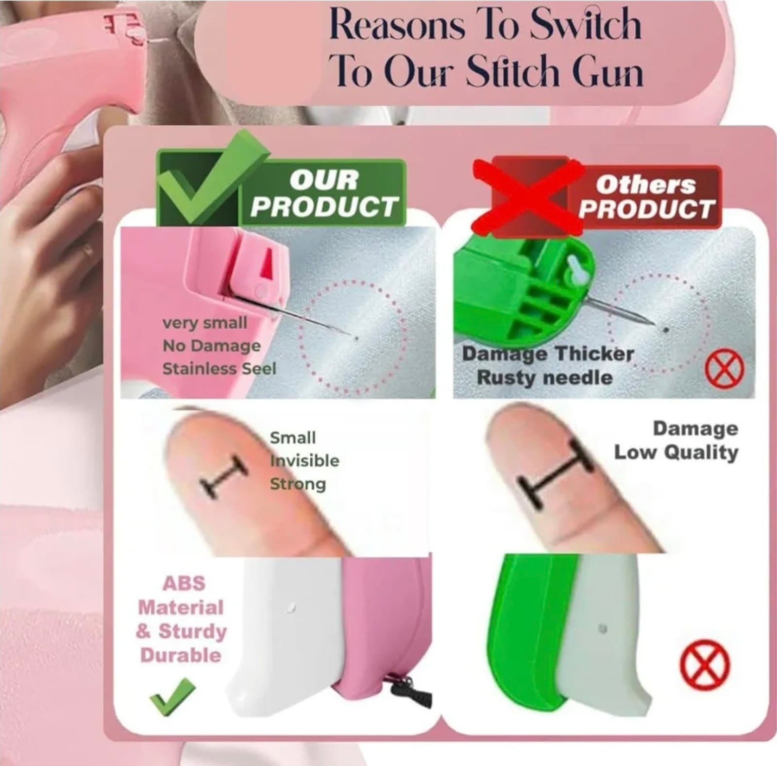 Stitch & Tagging Gun for Clothes Easy Fixer! - Thumbnail 5