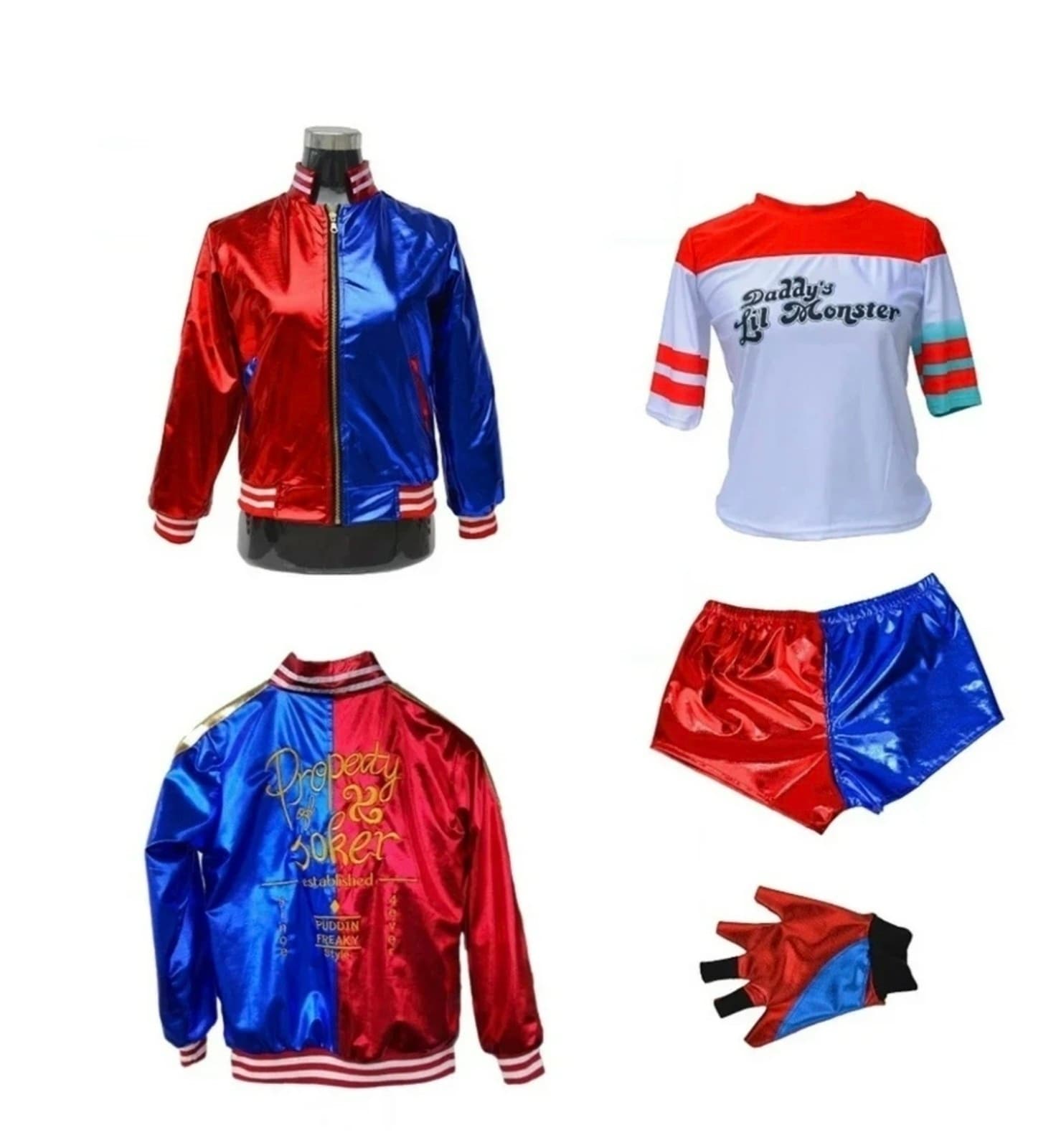 Harley Quinn Costume Childrens XL or Adult Small/M - Image 1