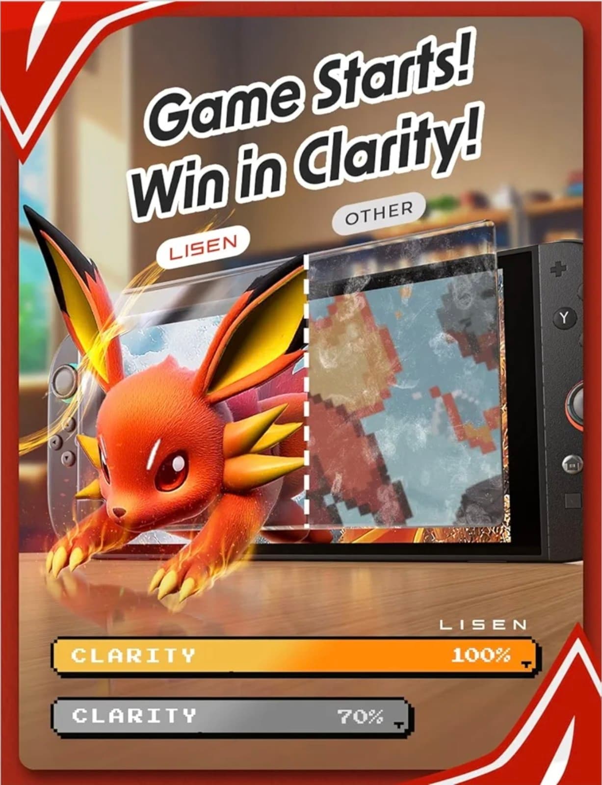 LISEN Screen Protector for Nintendo Switch 2 - Thumbnail 3