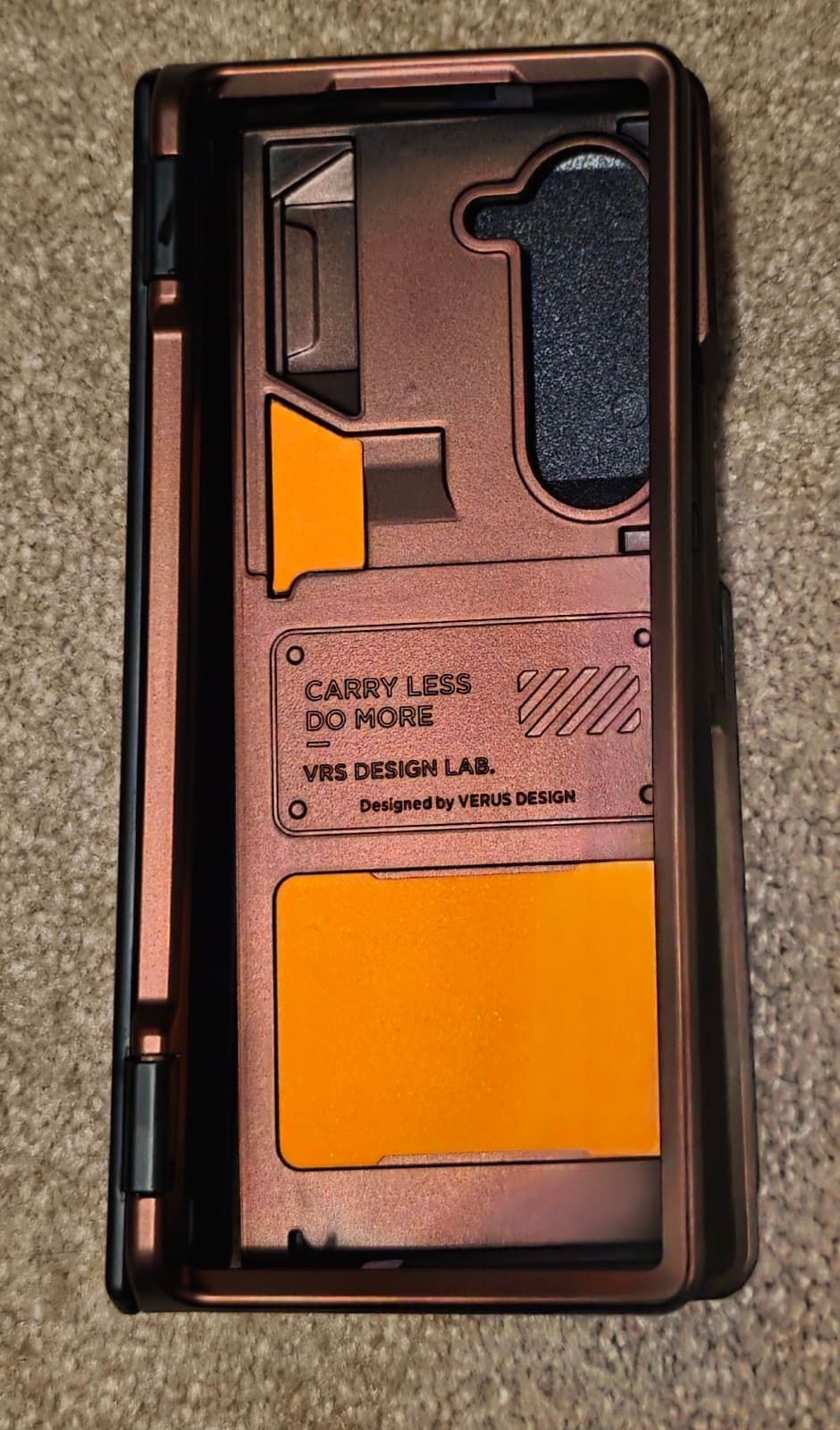 Samsung Galaxy ZFold 6 Metallic Red Case - Thumbnail 4