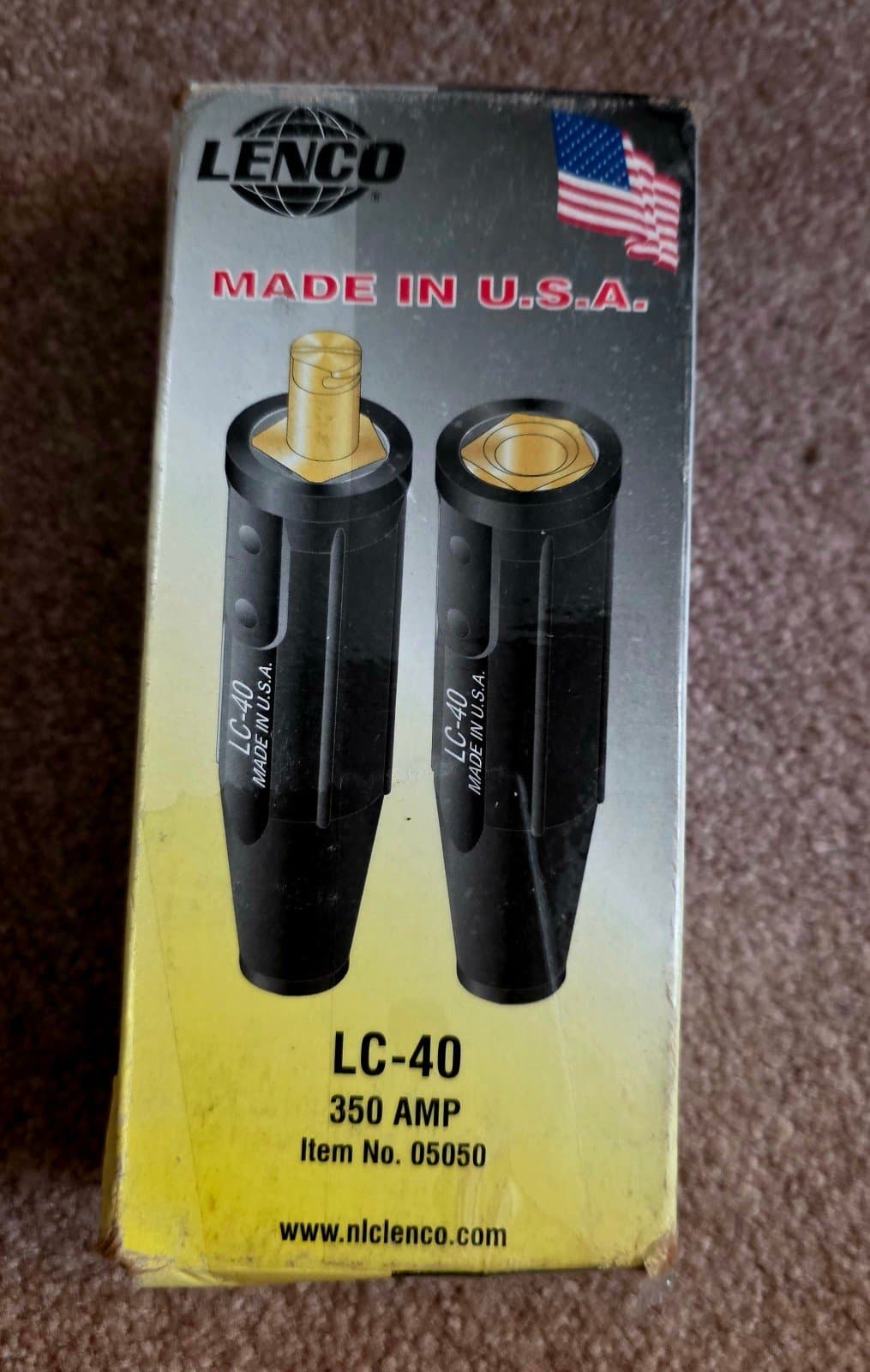 Welding Connector LC40 Weldmark By Lenco Cable Connector Set (1 Male / 1 Female) - Image 1