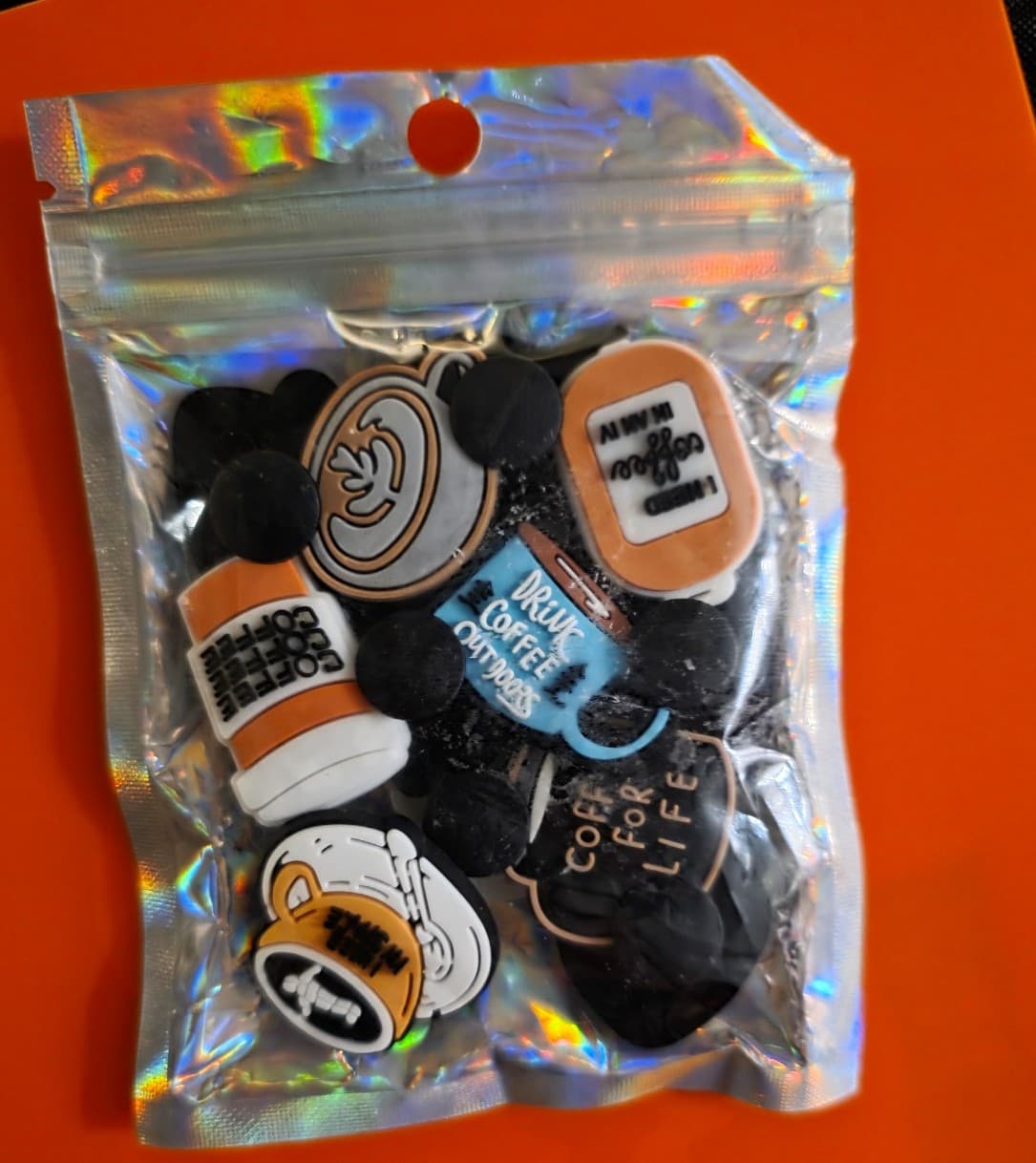 Coffee Lover Croc Charms 12pc Assorted - Thumbnail 5