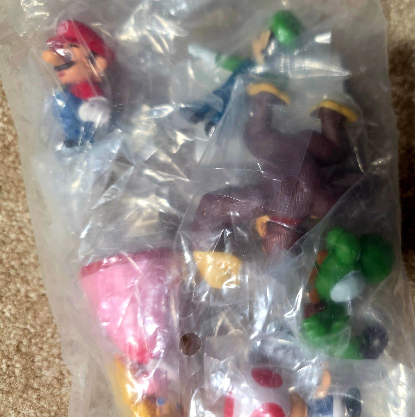 Mario Action Figure Lot 6pc - Thumbnail 2