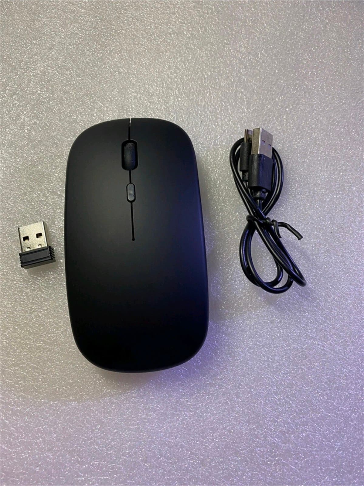 Bluetooth Wireless Rechargeable Mouse For PC Laptop Computer Slim Silent - Thumbnail 4