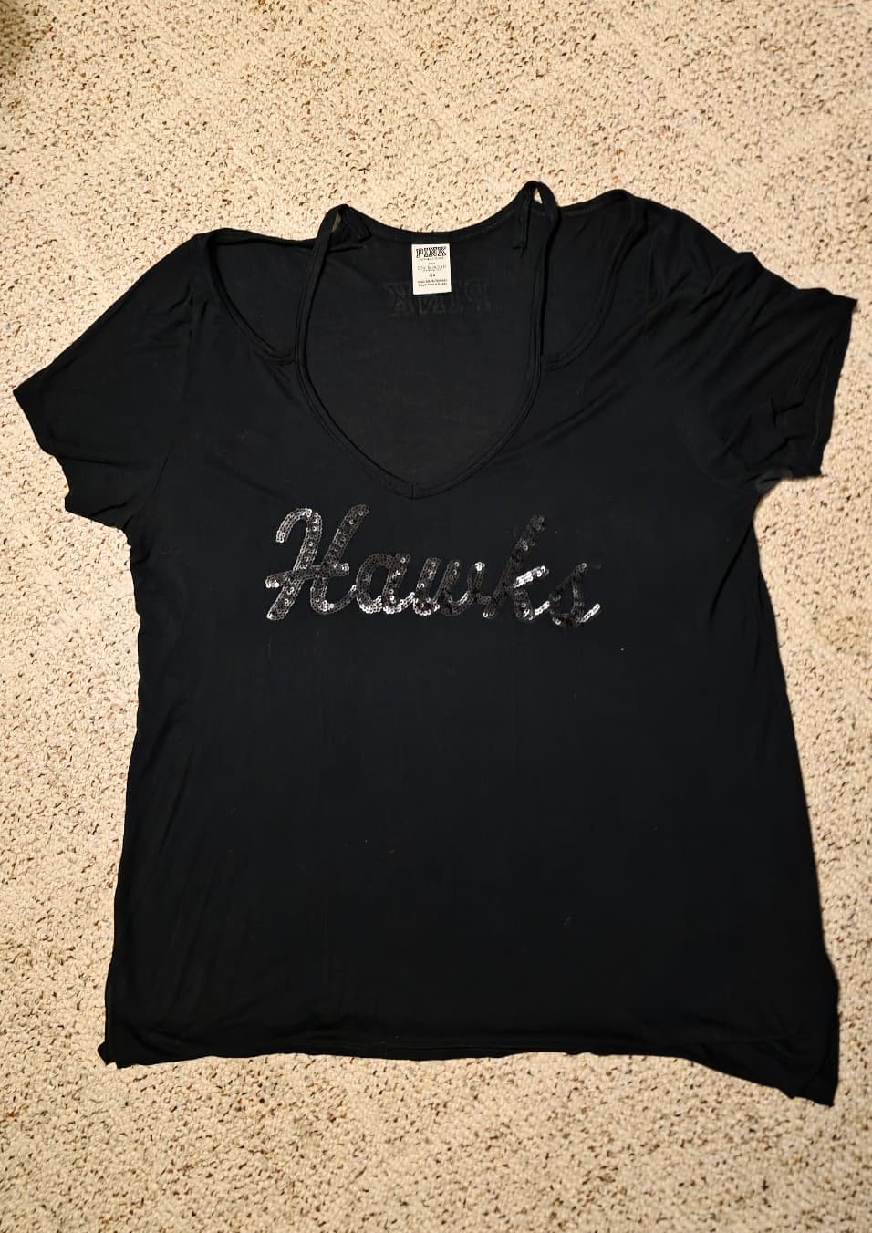 Pink sz L 5th & Ocean Hawks Shirt - Thumbnail 2