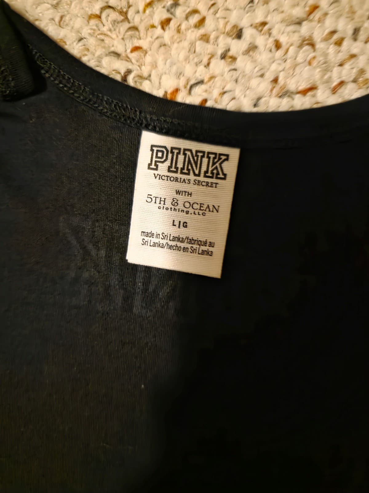 Pink sz L 5th & Ocean Hawks Shirt - Thumbnail 3