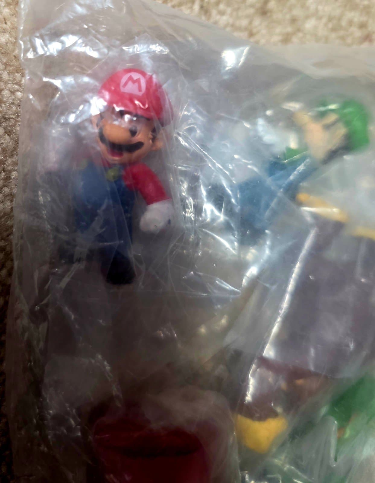 Mario Action Figure Lot 6pc - Thumbnail 3