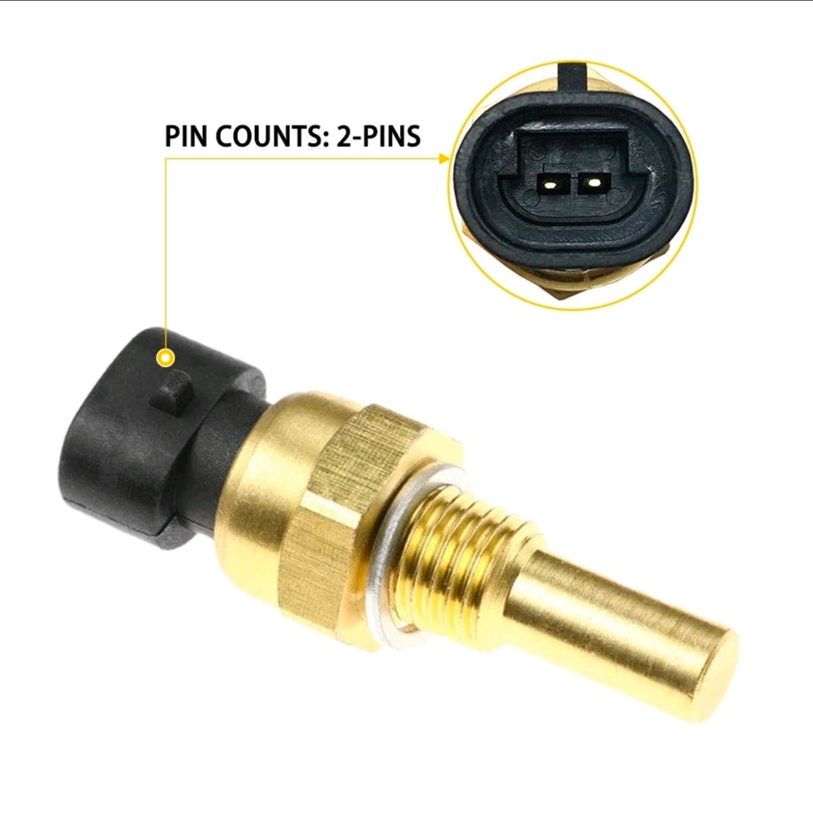 GM Genuine Parts Engine Coolant Temperature Sensor - Thumbnail 5