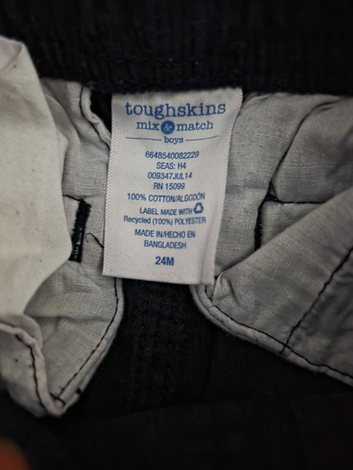 Boys Toughskins Pants size 24months - Thumbnail 2