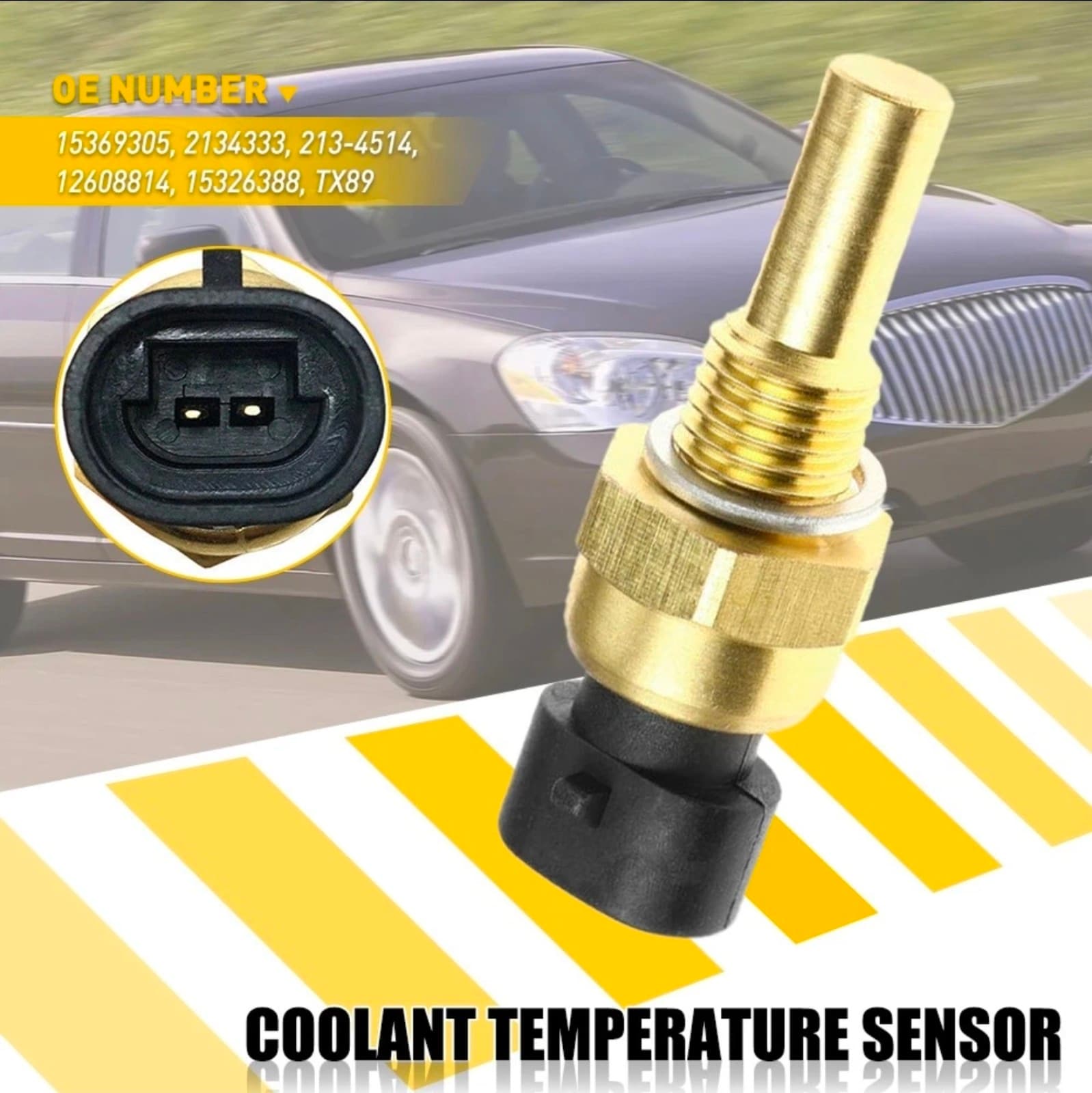 GM Genuine Parts Engine Coolant Temperature Sensor - Thumbnail 3
