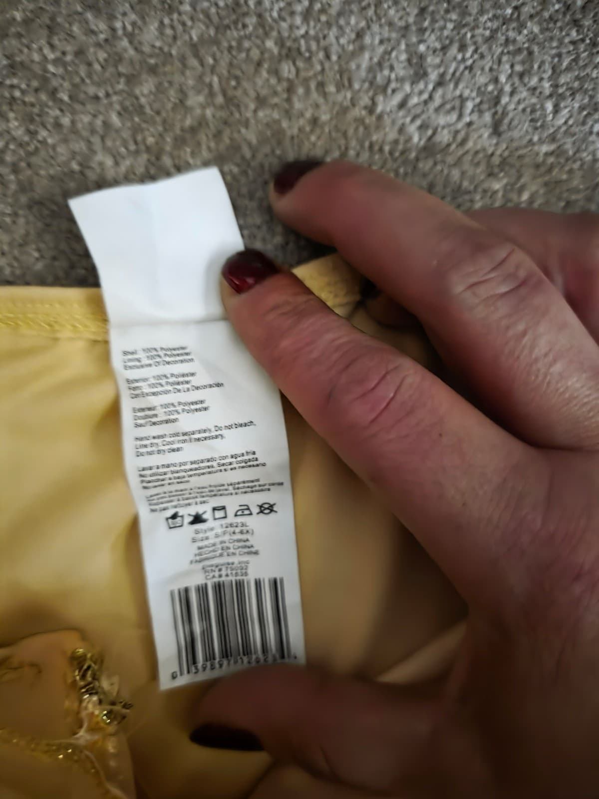 Belle Costume sz 6 - Thumbnail 2