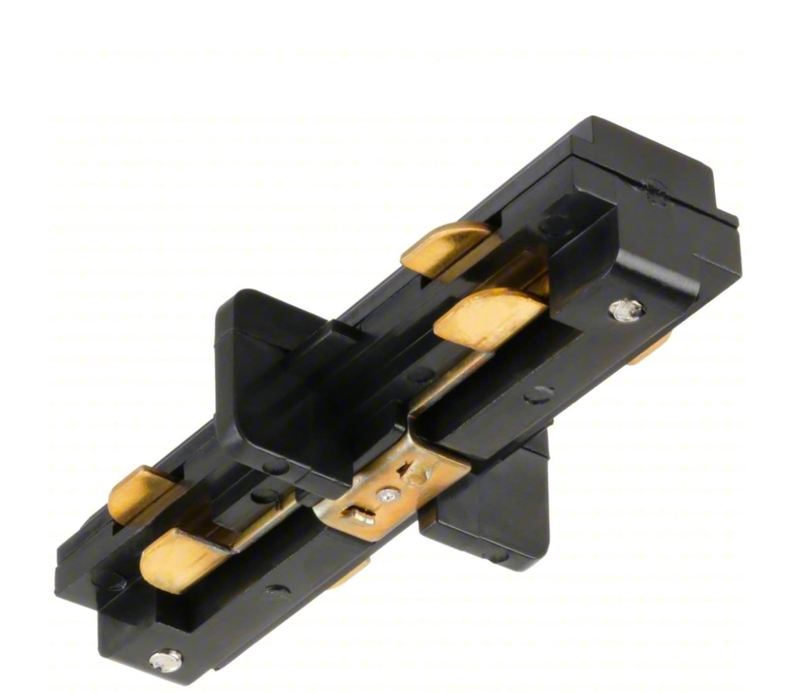 Straight Connector: Miniature Straight Connector, H Compatible with Track, Black - Image 1