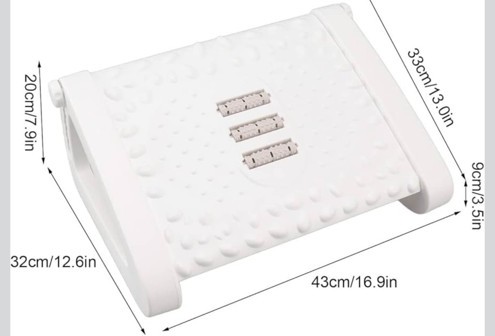 Under The Desk Ergonomically 6 Height Height with Massage Structure and Scooter - Thumbnail 7