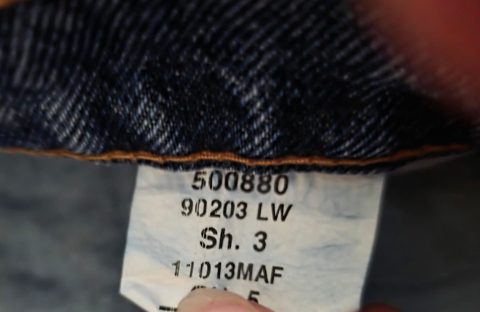 Mens 34"x36" Full Blue Jeans Relaxed Fit Jeans - Thumbnail 4