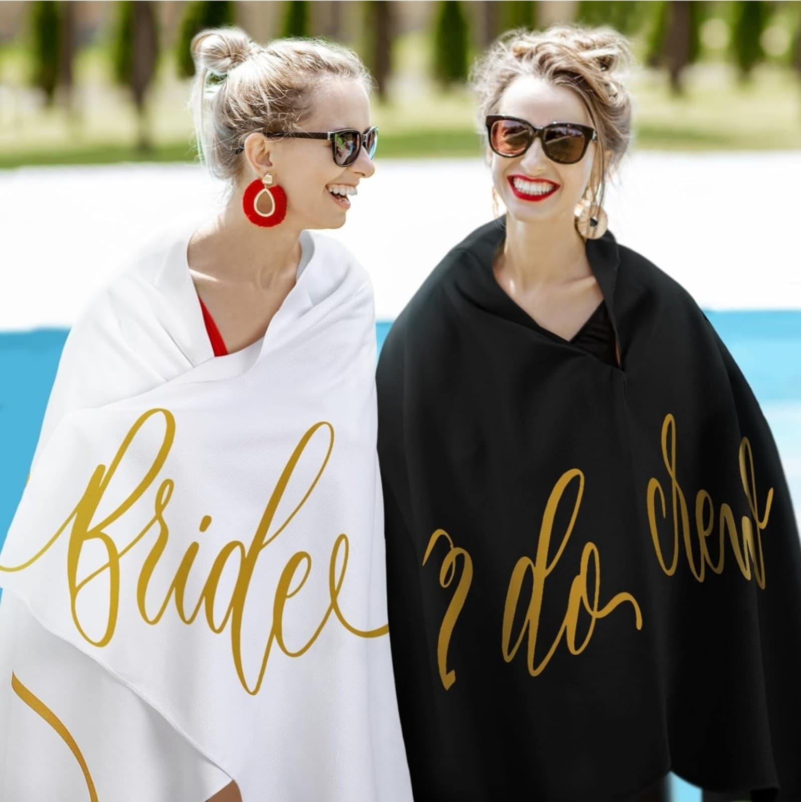 Bride Beach Towel Bridesmaid Beach Towels 7ct - Thumbnail 5