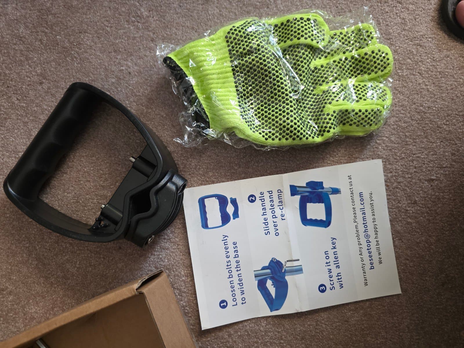 Back-Saving Tool Handle Attachment, EVR-Grip Upgrade, Labor-Saving Ergonomic Sho - Image 1