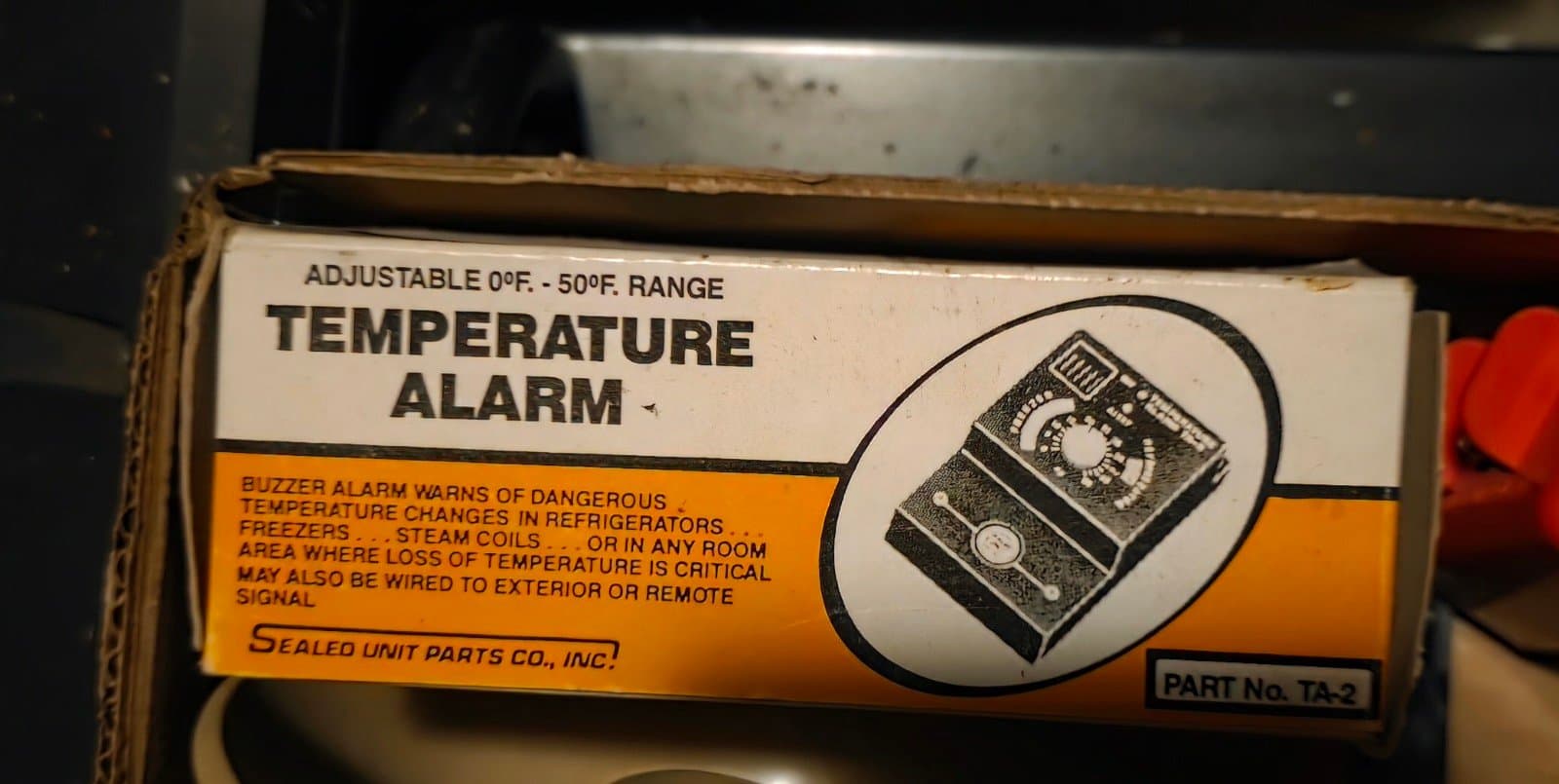 TA-2 Temperature Alarm Adjustable Range 0-50F - Thumbnail 2