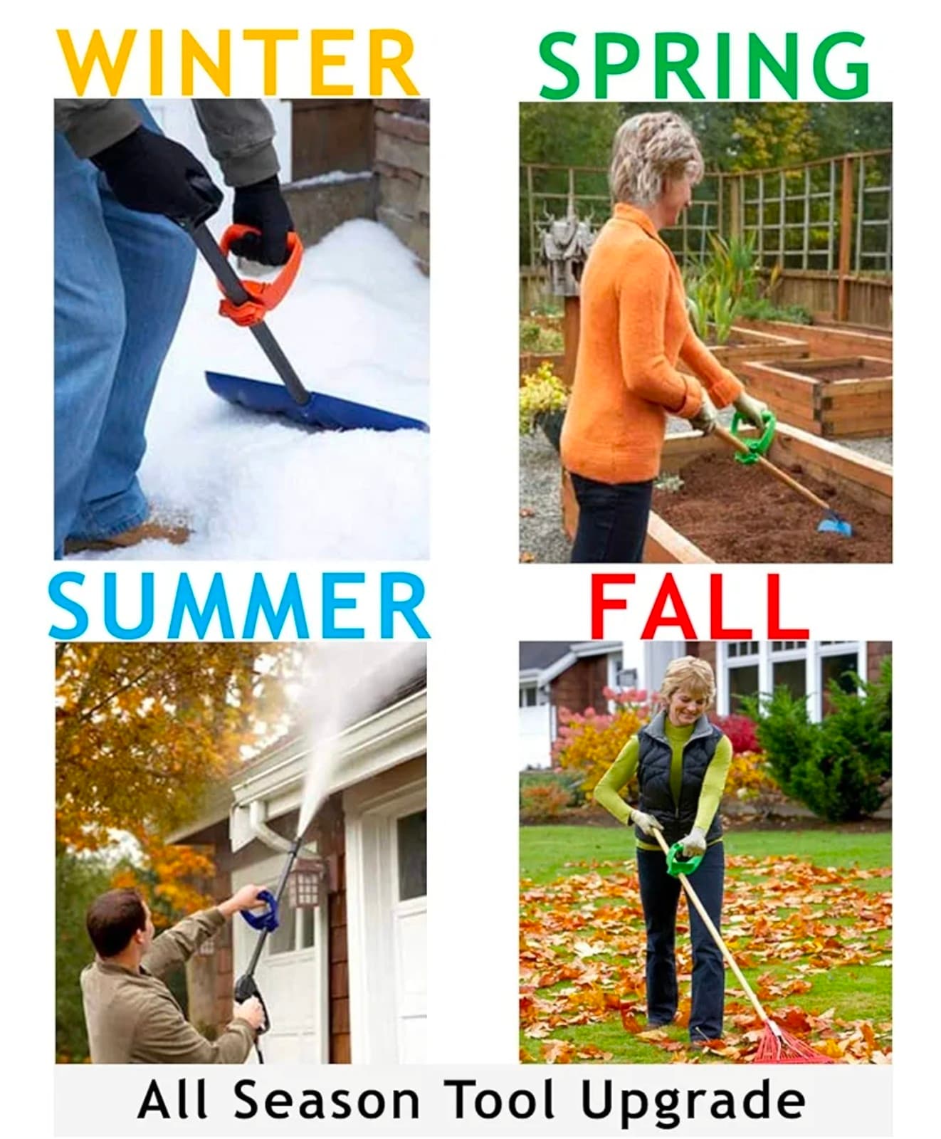 Back-Saving Tool Handle Attachment, EVR-Grip Upgrade, Labor-Saving Ergonomic Sho - Thumbnail 4