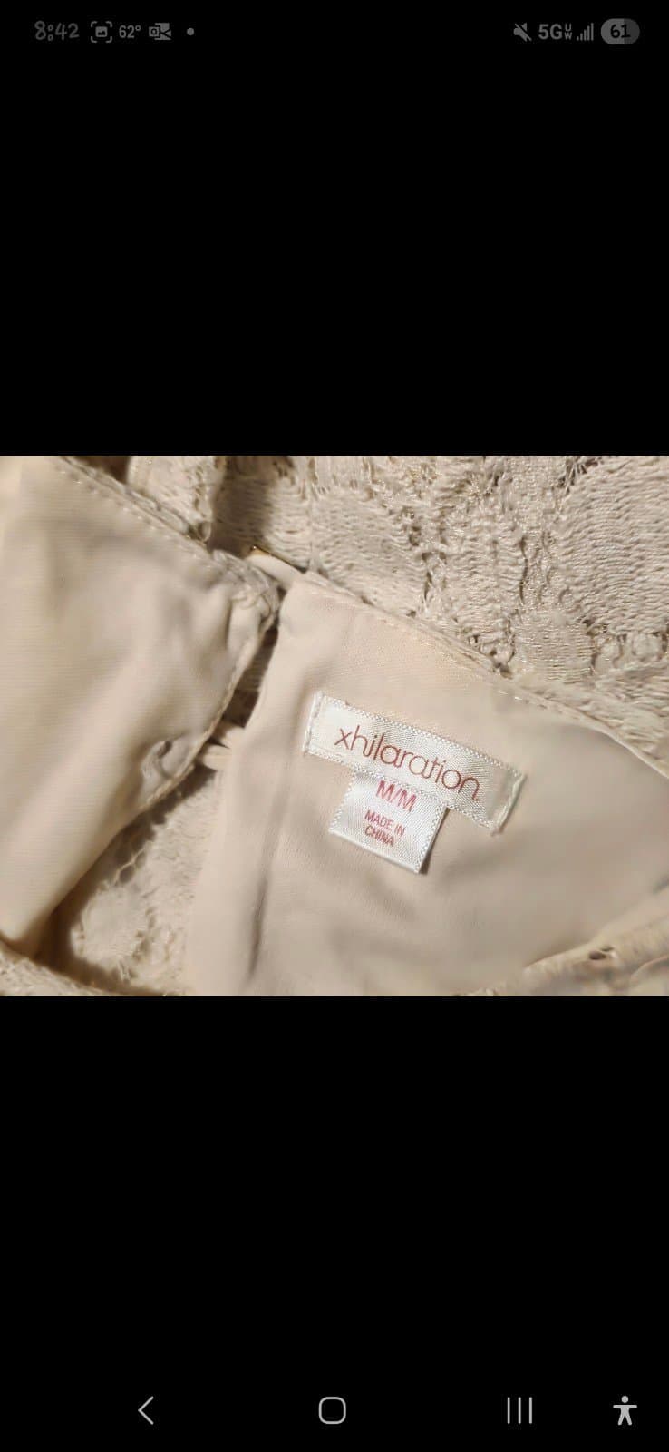 Ivory Dress sz M - Thumbnail 4